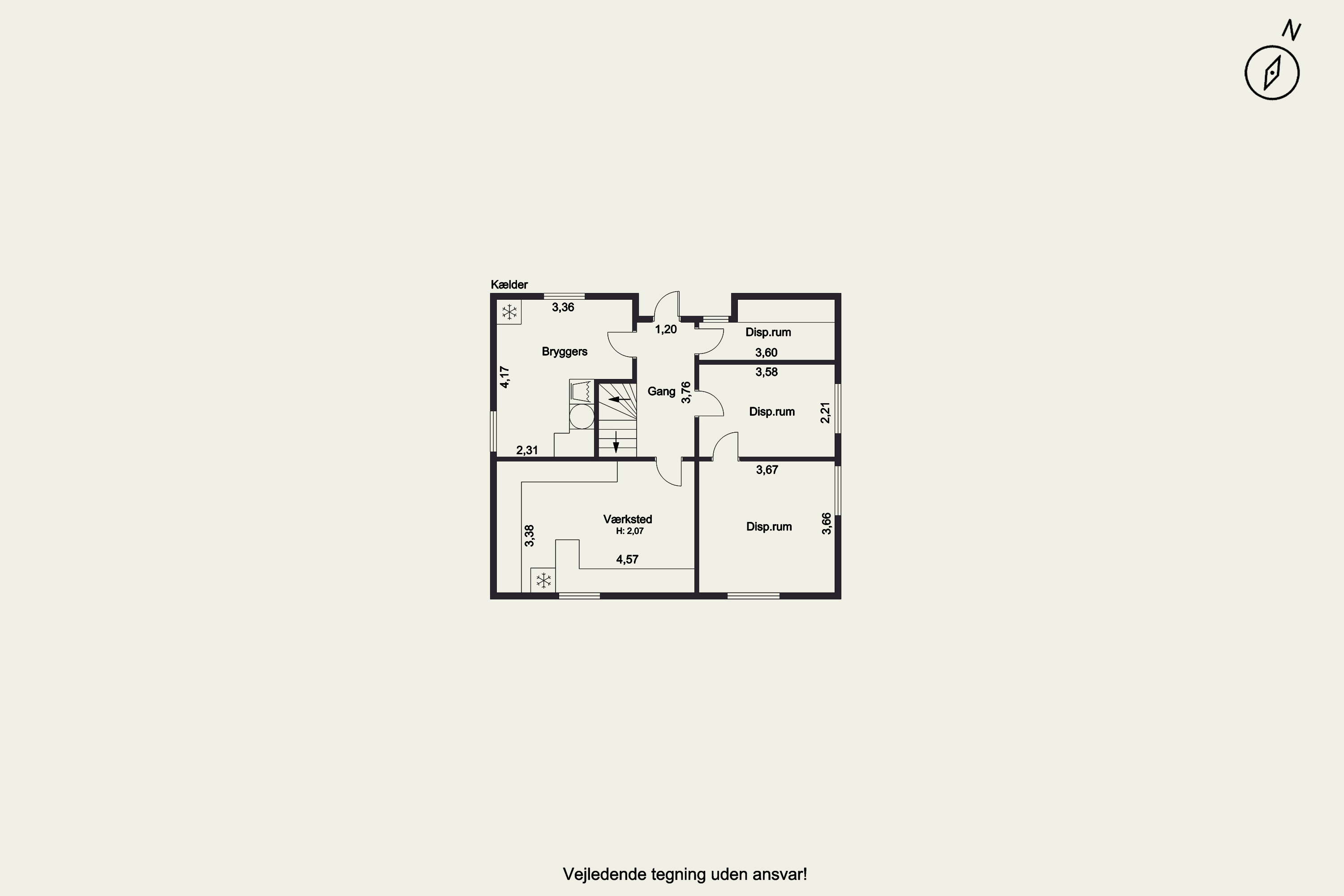 Plantegninger billede af Bredgade 106, 5485 Skamby