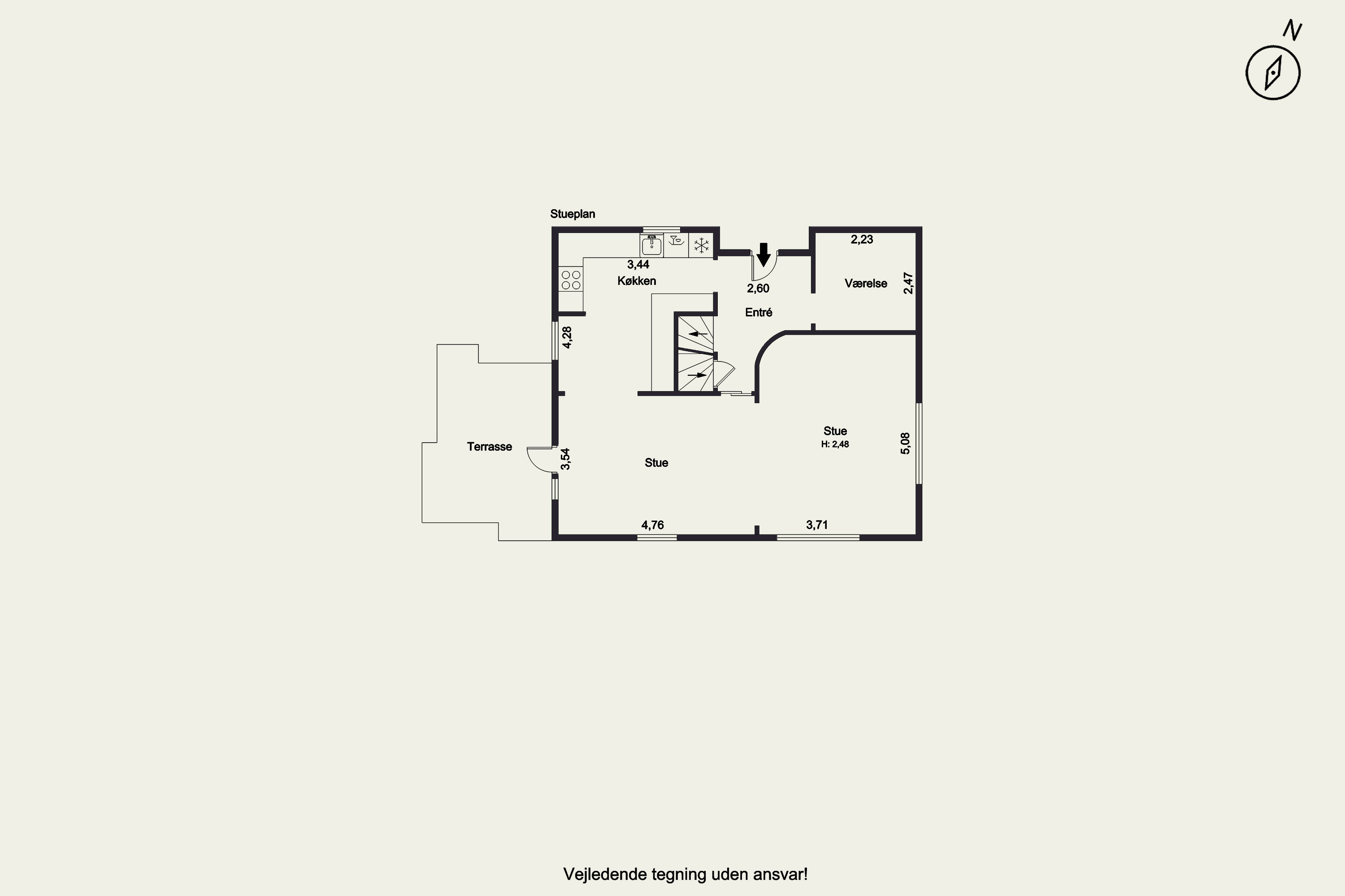 Plantegninger billede af Bredgade 106, 5485 Skamby
