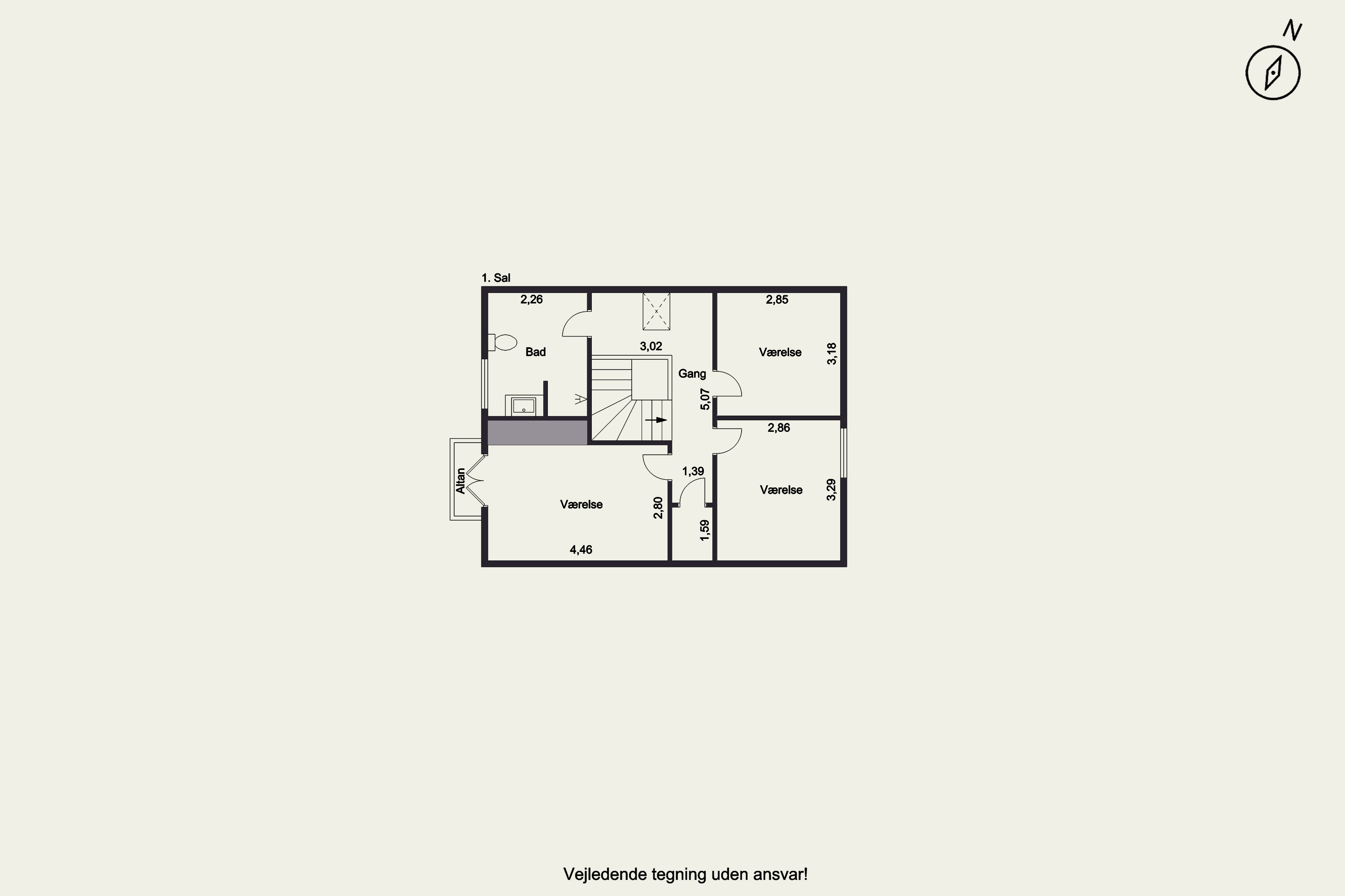 Plantegninger billede af Bredgade 106, 5485 Skamby