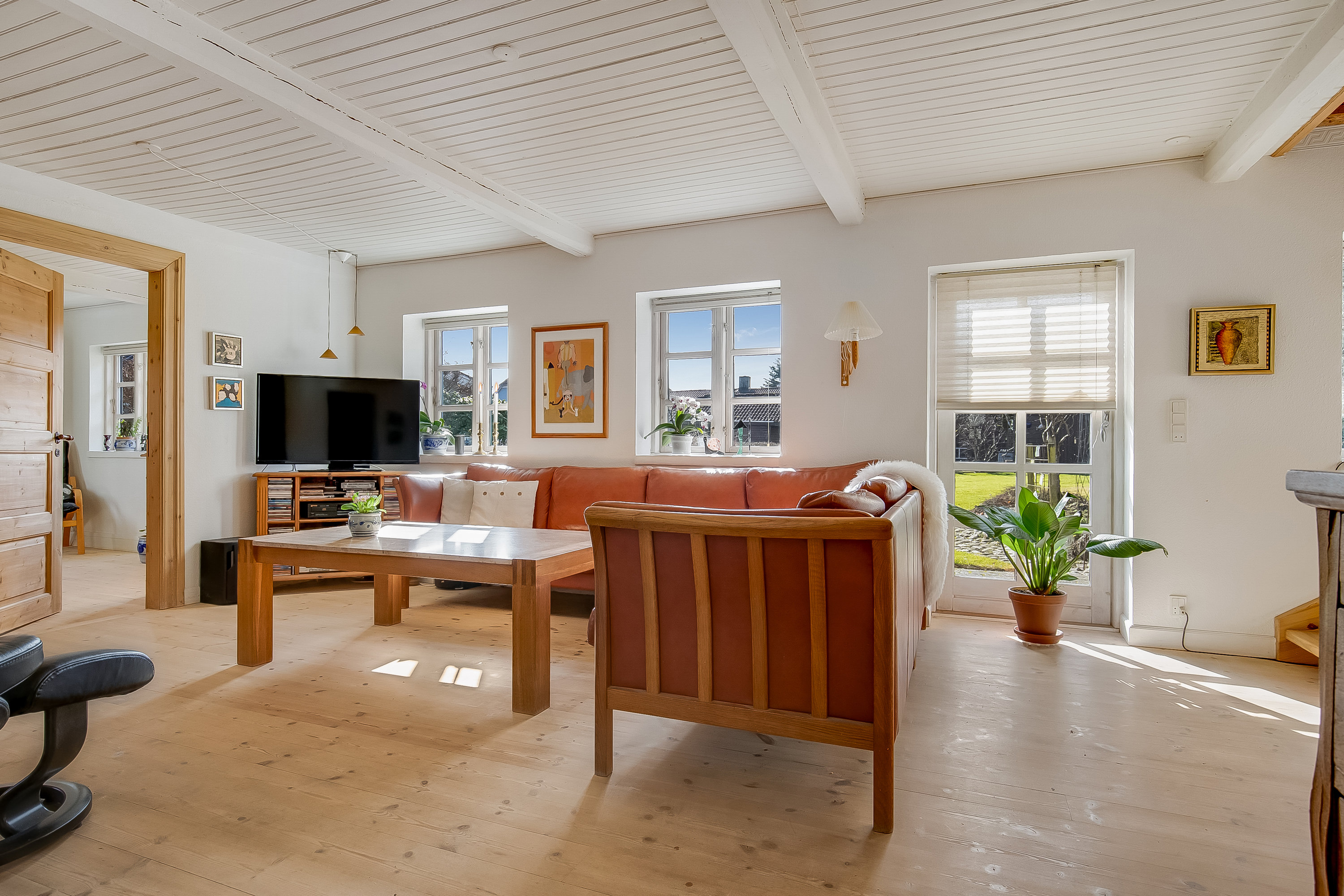 Fremhævet stue billede i fuldskærmstilstand. Billede af Runddelen 22, Starup, 6040 Egtved