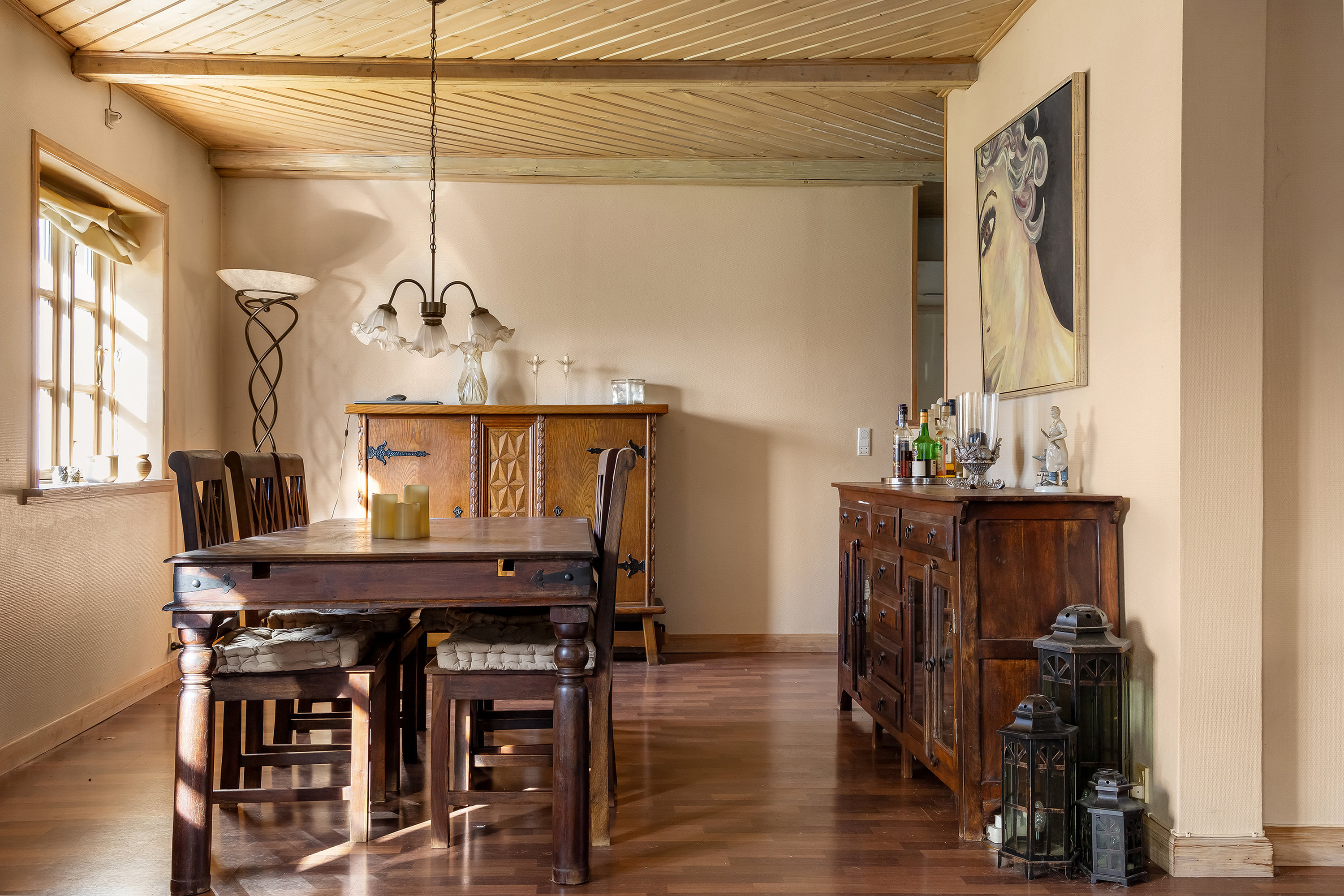 Fremhævet stue billede i fuldskærmstilstand. Billede af Rosenbakken 2A, Kulhuse, 3630 Jægerspris