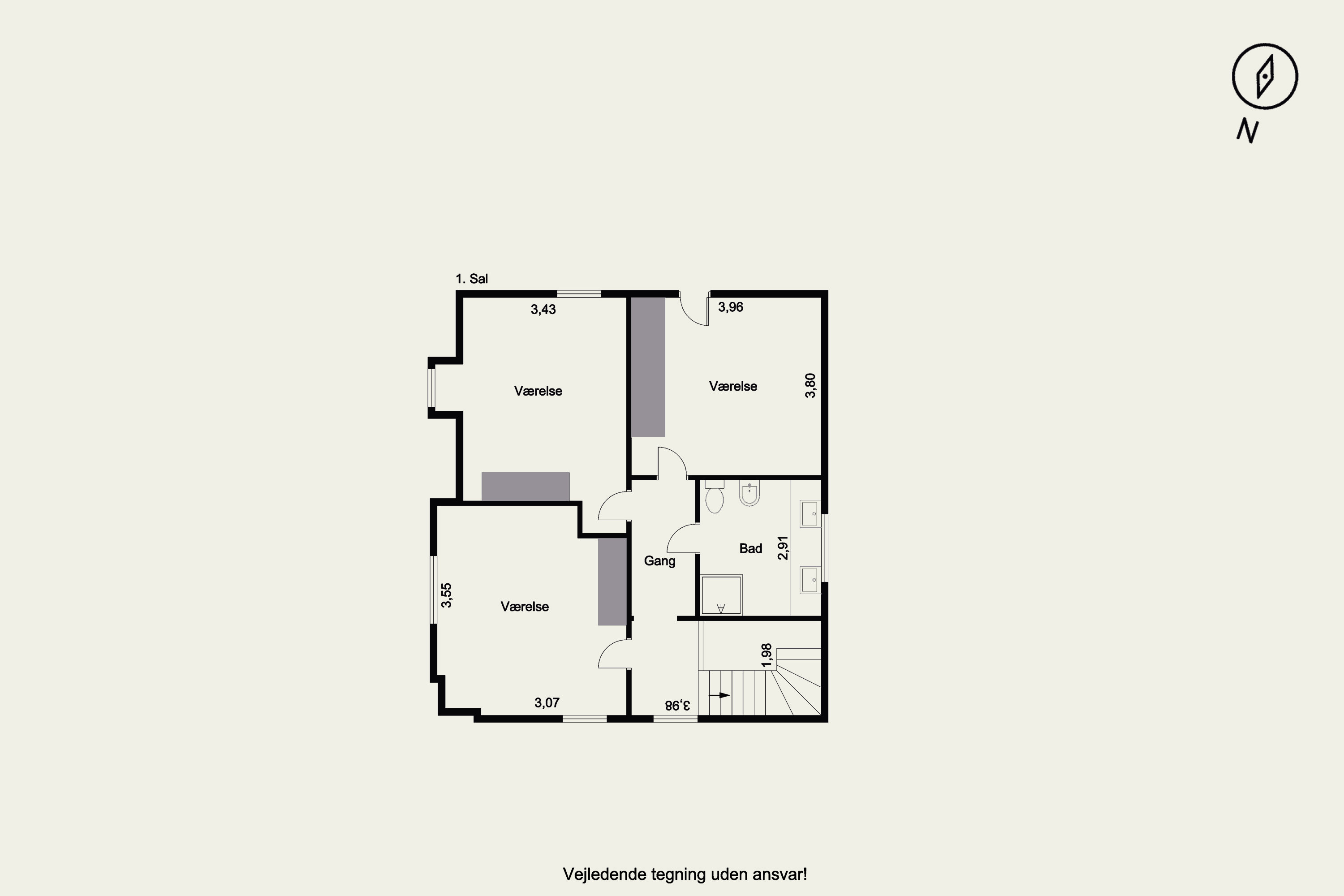 Plantegninger billede af Fiskervænget 26, Dyreborg, 5600 Faaborg