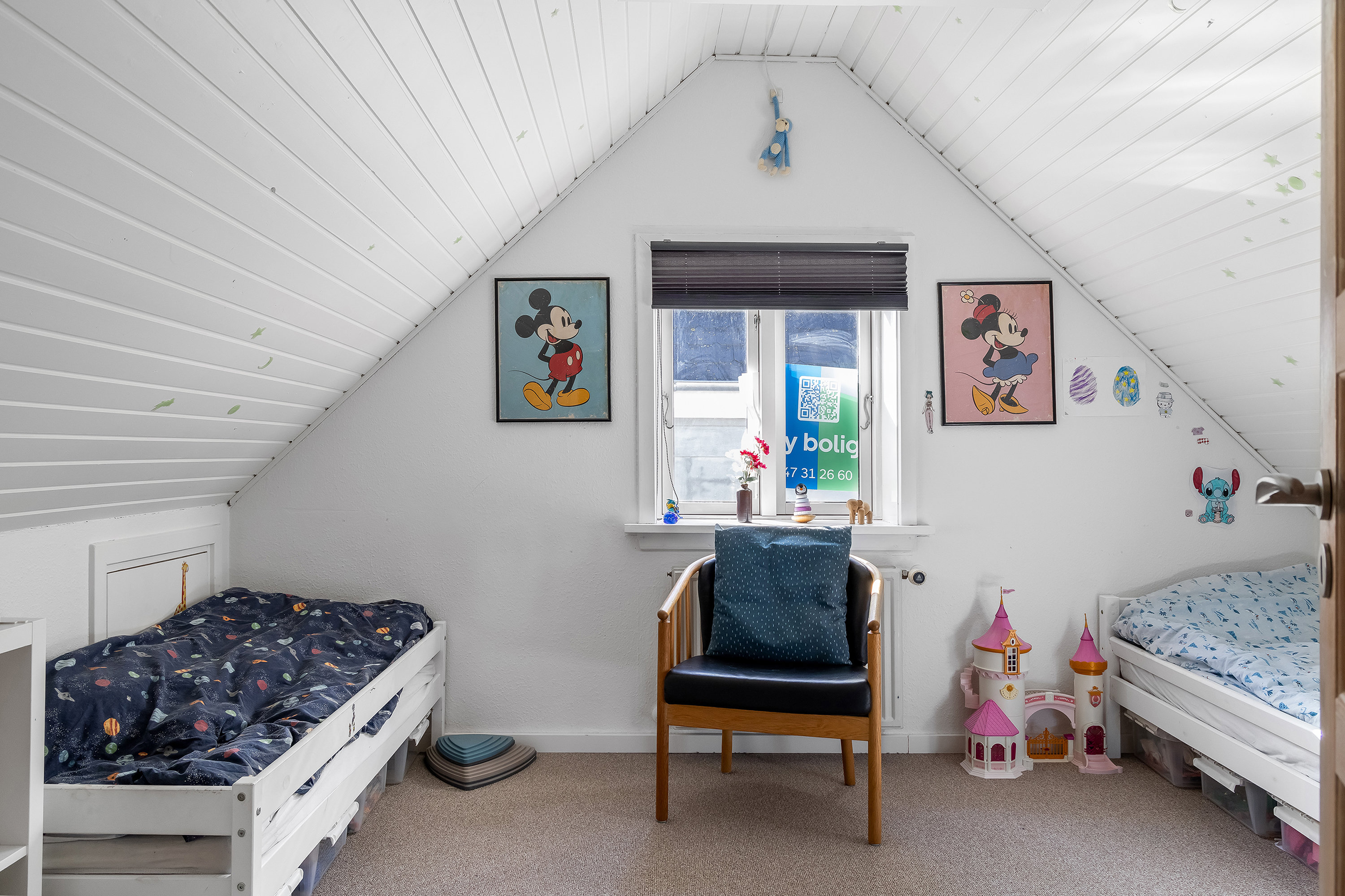 Fremhævet soveværelse billede i fuldskærmstilstand. Billede af Lundevej 18B, st.., 3600 Frederikssund