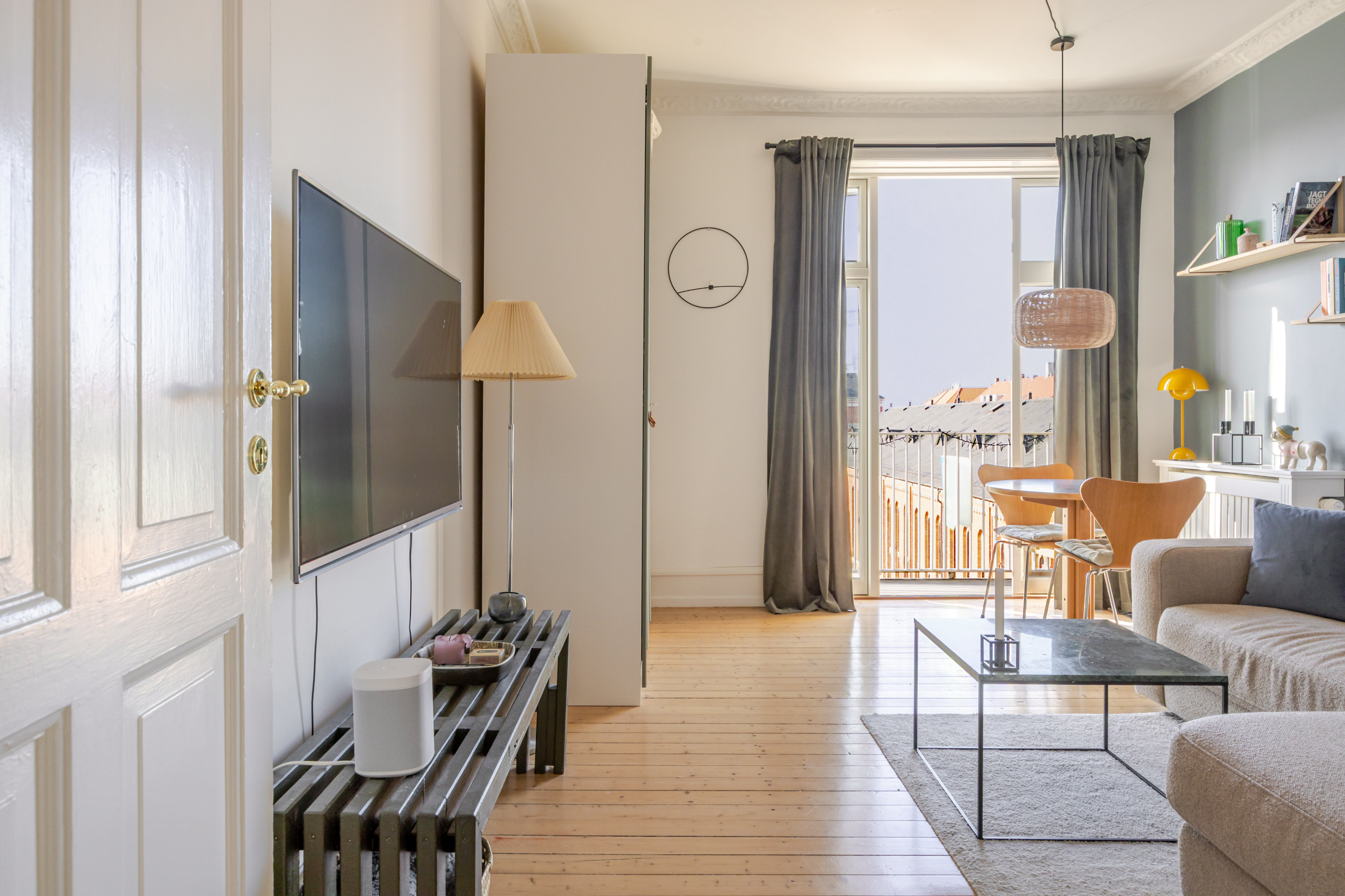 Fremhævet andet billede i fuldskærmstilstand. Billede af Florsgade 1, 4. tv., 2200 København N