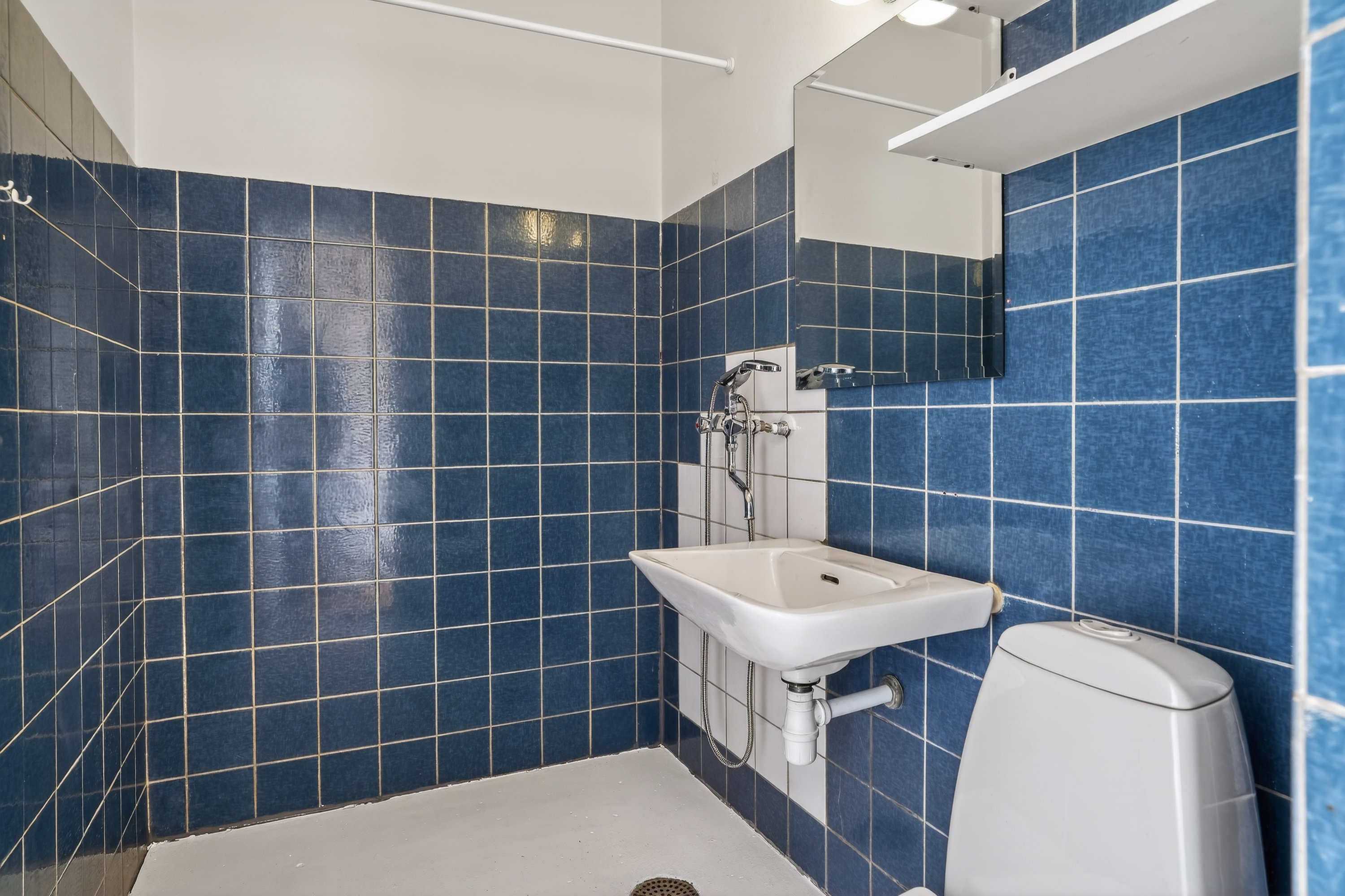 Fremhævet badeværelse billede i fuldskærmstilstand. Billede af Elmelyparken 6B, 2. mf., 2680 Solrød Strand