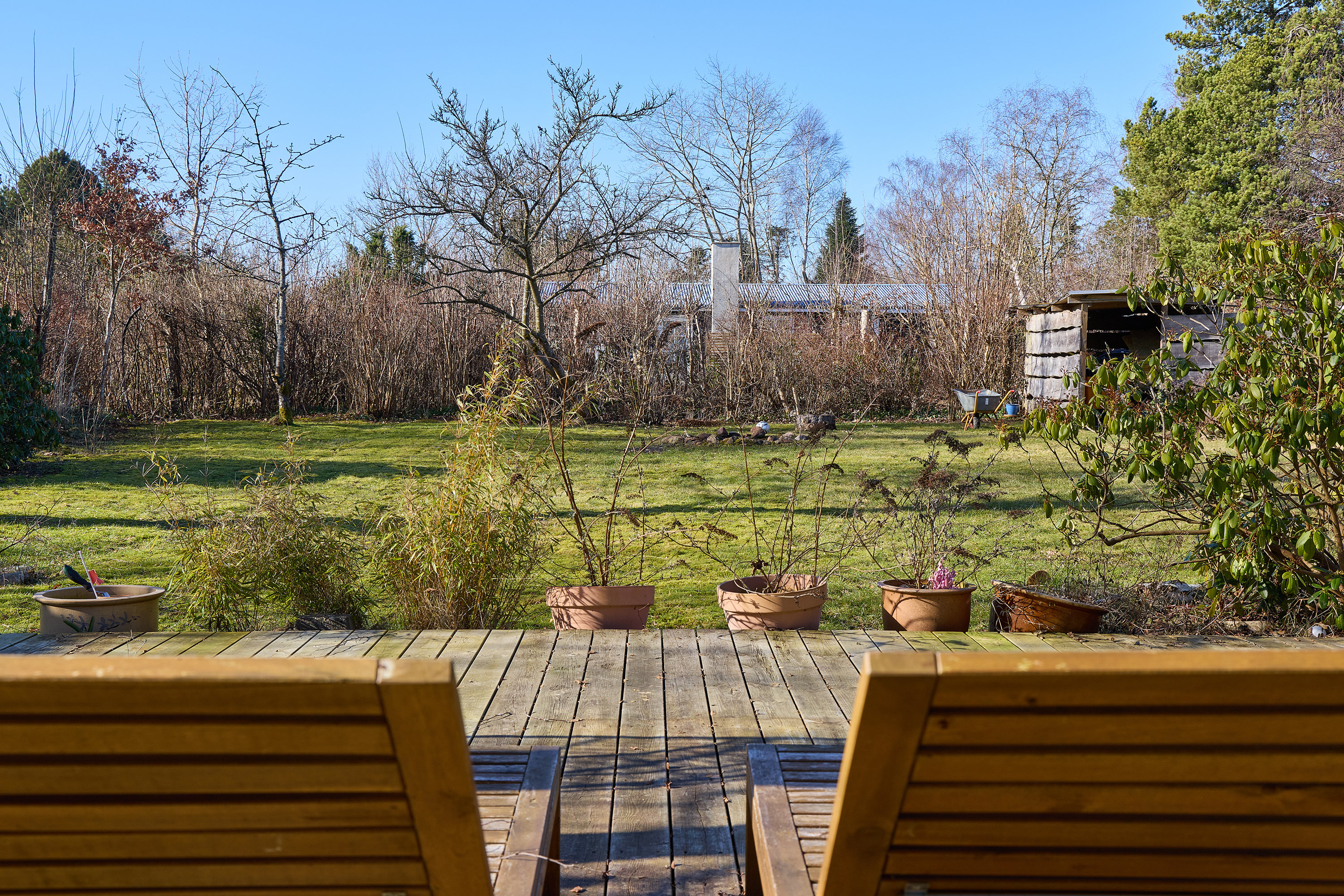 Fremhævet terrasse billede i fuldskærmstilstand. Billede af Haarlandsbakken 3, 3220 Tisvildeleje