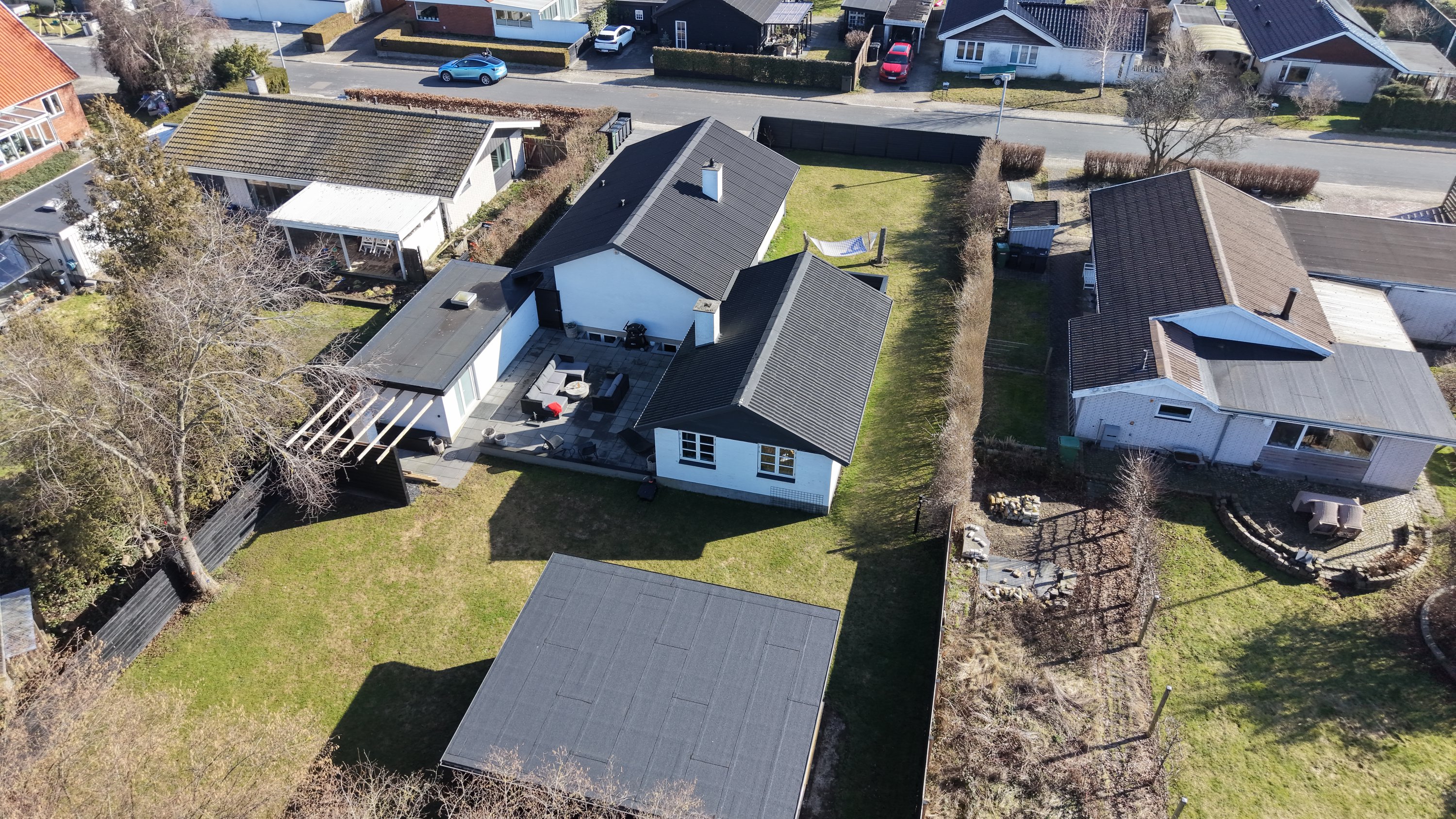 Fremhævet luftfoto billede i fuldskærmstilstand. Billede af Nørrevej 5, 2690 Karlslunde