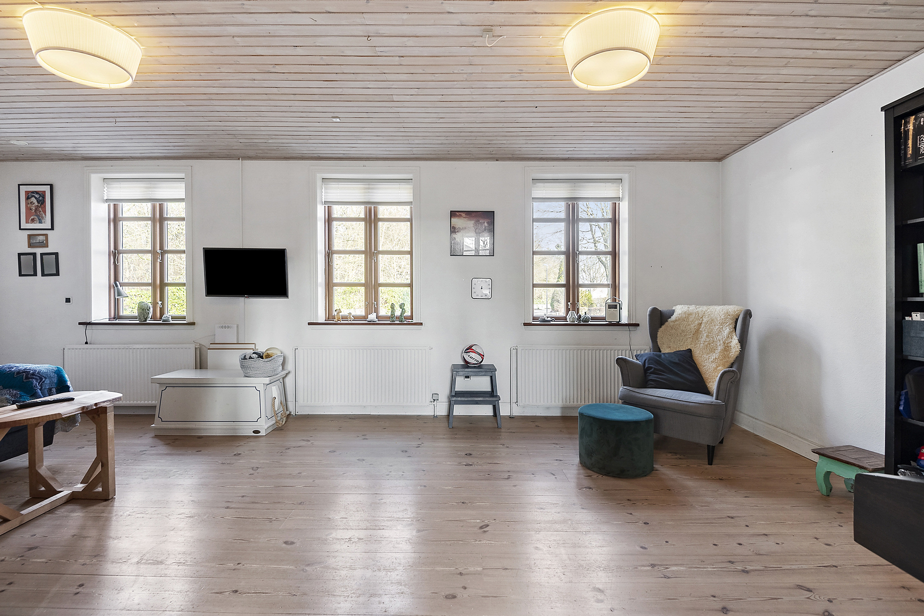 Fremhævet stue billede i fuldskærmstilstand. Billede af Plantagevej 22, 6740 Bramming