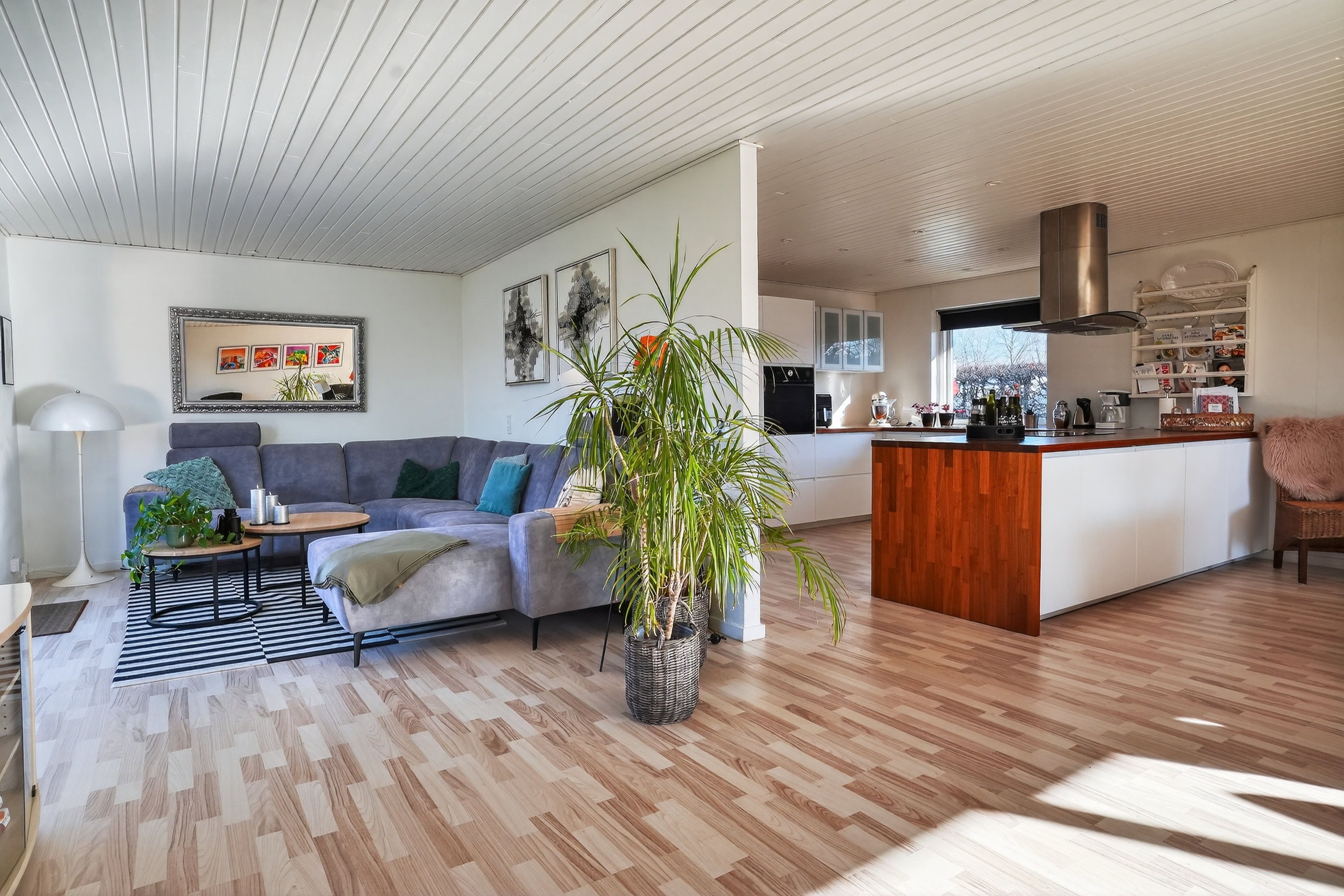 Fremhævet stue billede i fuldskærmstilstand. Billede af Vilhelmsro 412, 3480 Fredensborg