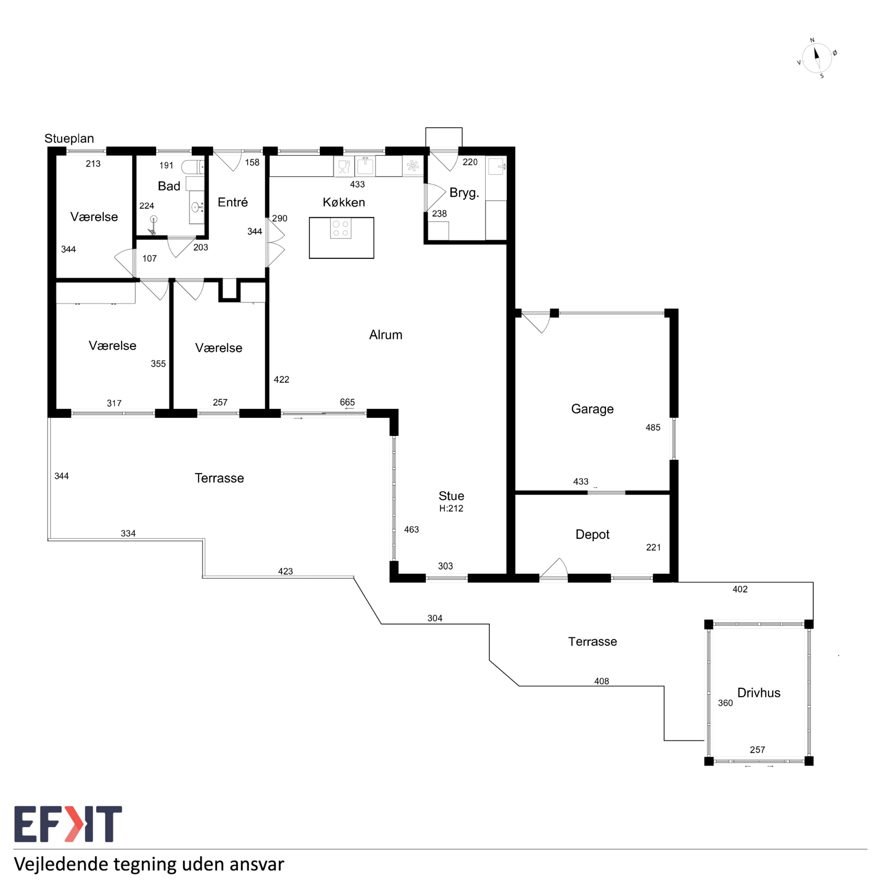 Plantegninger billede af Pederstrupvej 16L, Spodsbjerg, 5900 Rudkøbing