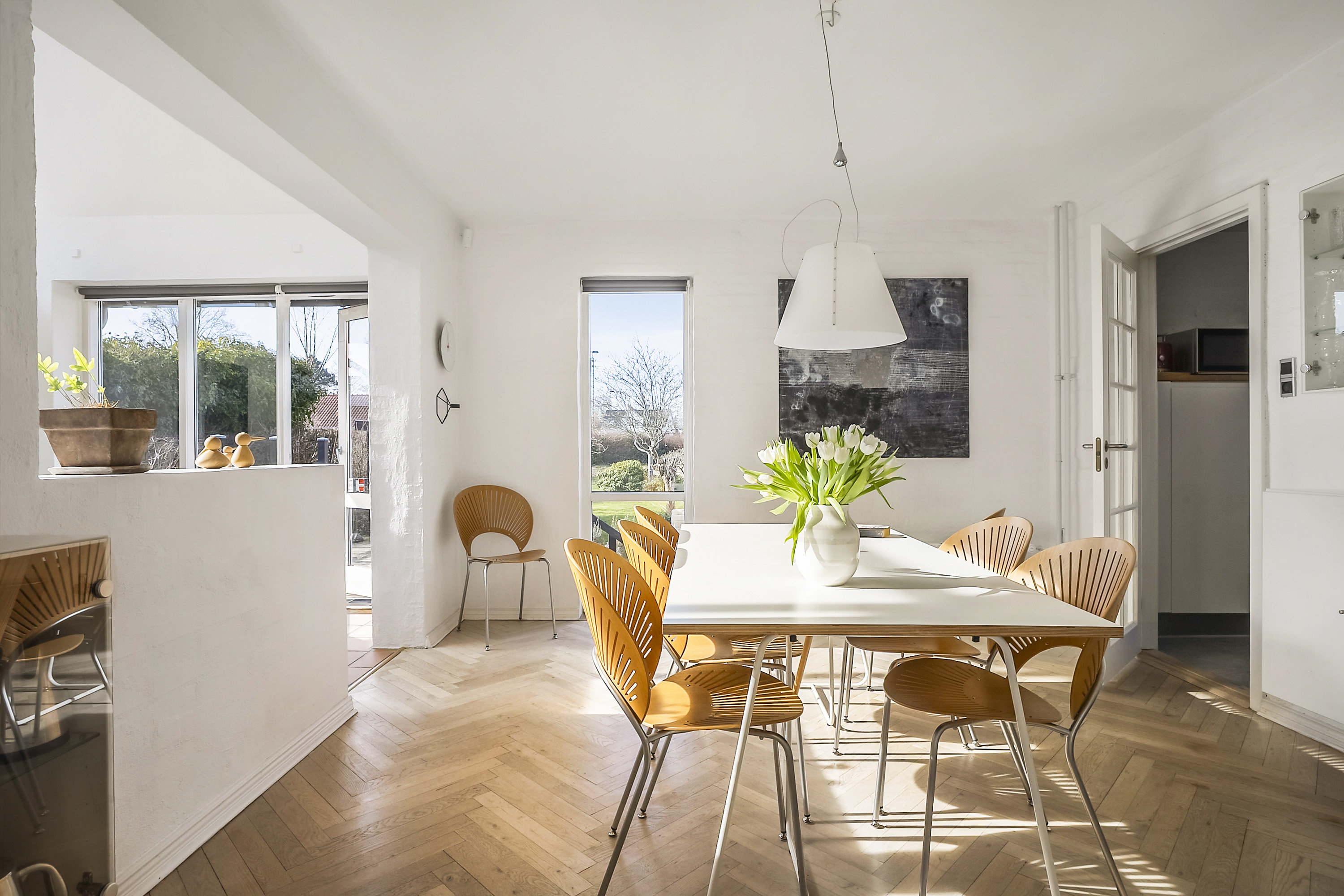 Fremhævet spisestue billede i fuldskærmstilstand. Billede af Ryes Møllevej 50, 6100 Haderslev