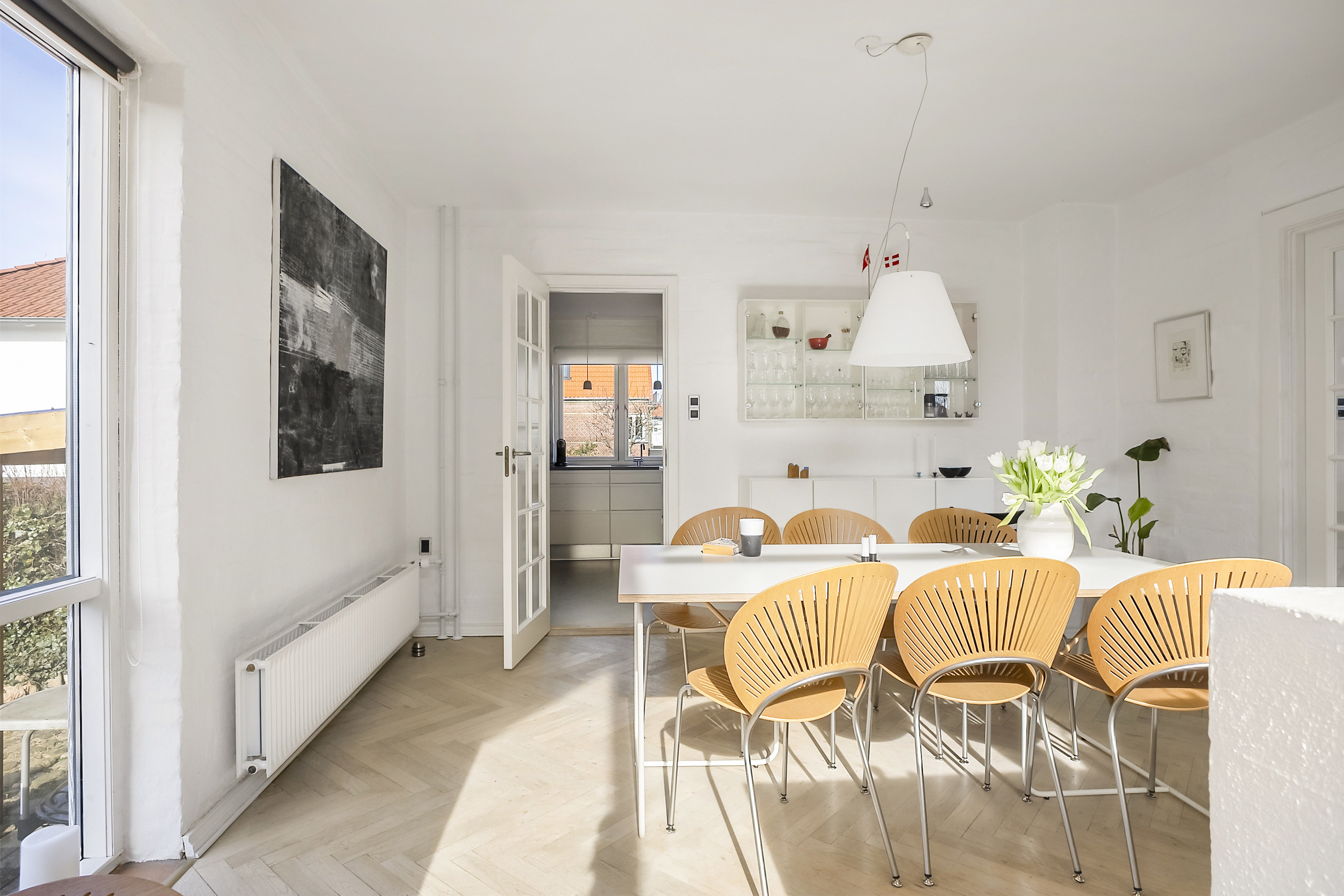 Fremhævet spisestue billede i fuldskærmstilstand. Billede af Ryes Møllevej 50, 6100 Haderslev