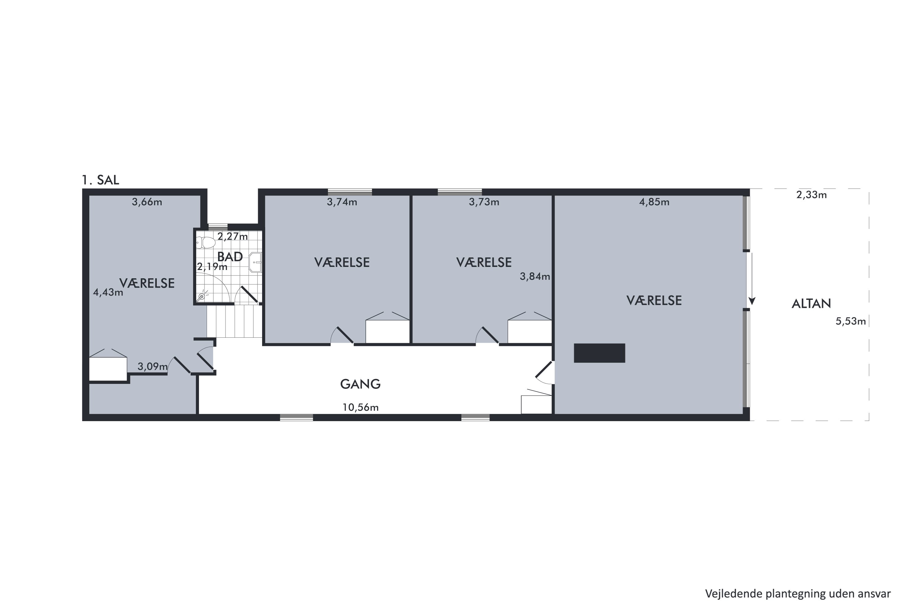 Plantegninger billede af Kragelundvej 6, Hvorslev, 8860 Ulstrup
