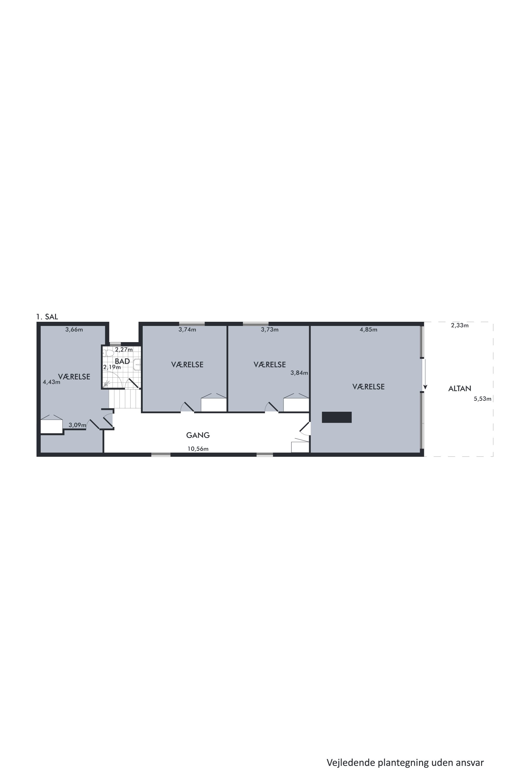 Plantegninger billede af Kragelundvej 6, Hvorslev, 8860 Ulstrup