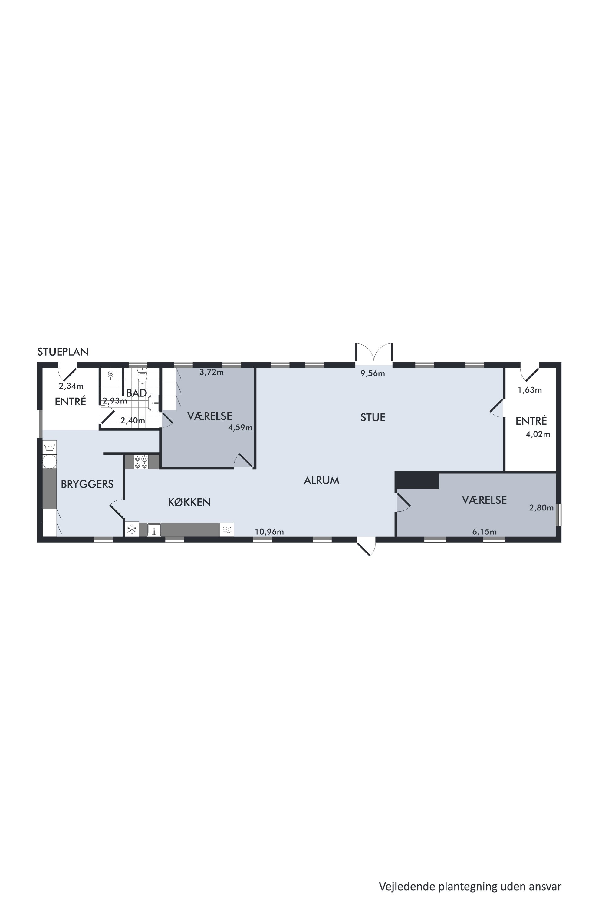 Plantegninger billede af Kragelundvej 6, Hvorslev, 8860 Ulstrup