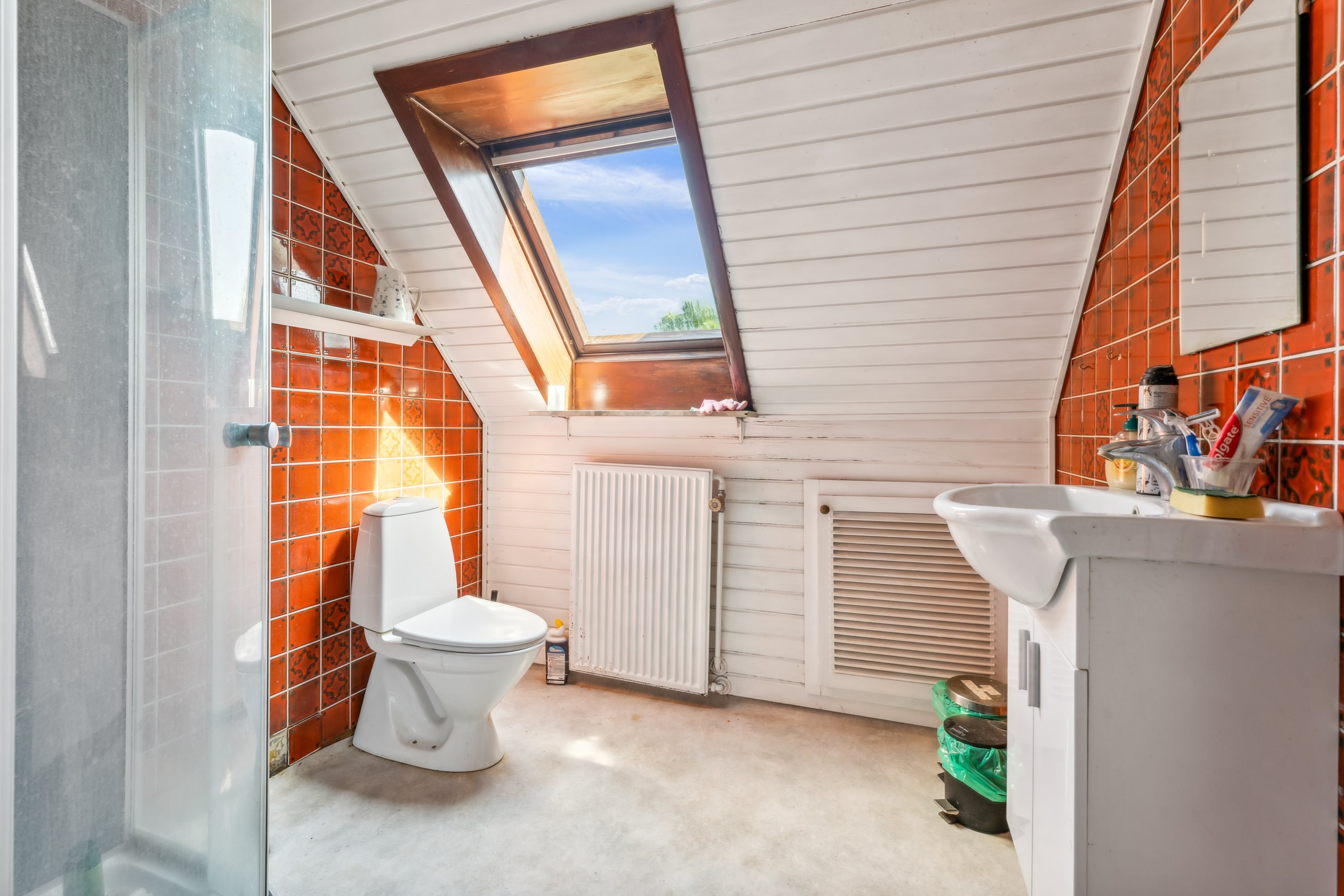 Fremhævet badeværelse billede i fuldskærmstilstand. Billede af Kragelundvej 6, Hvorslev, 8860 Ulstrup