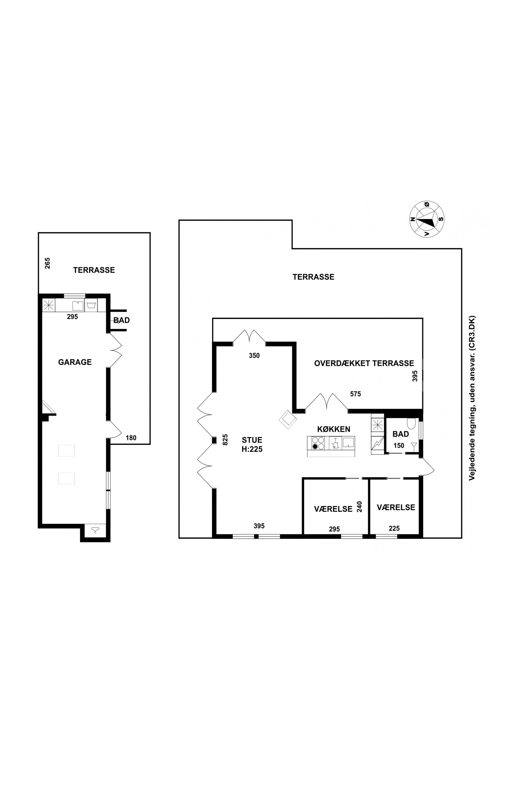 Plantegninger billede af Villingebækvej 81, 3100 Hornbæk