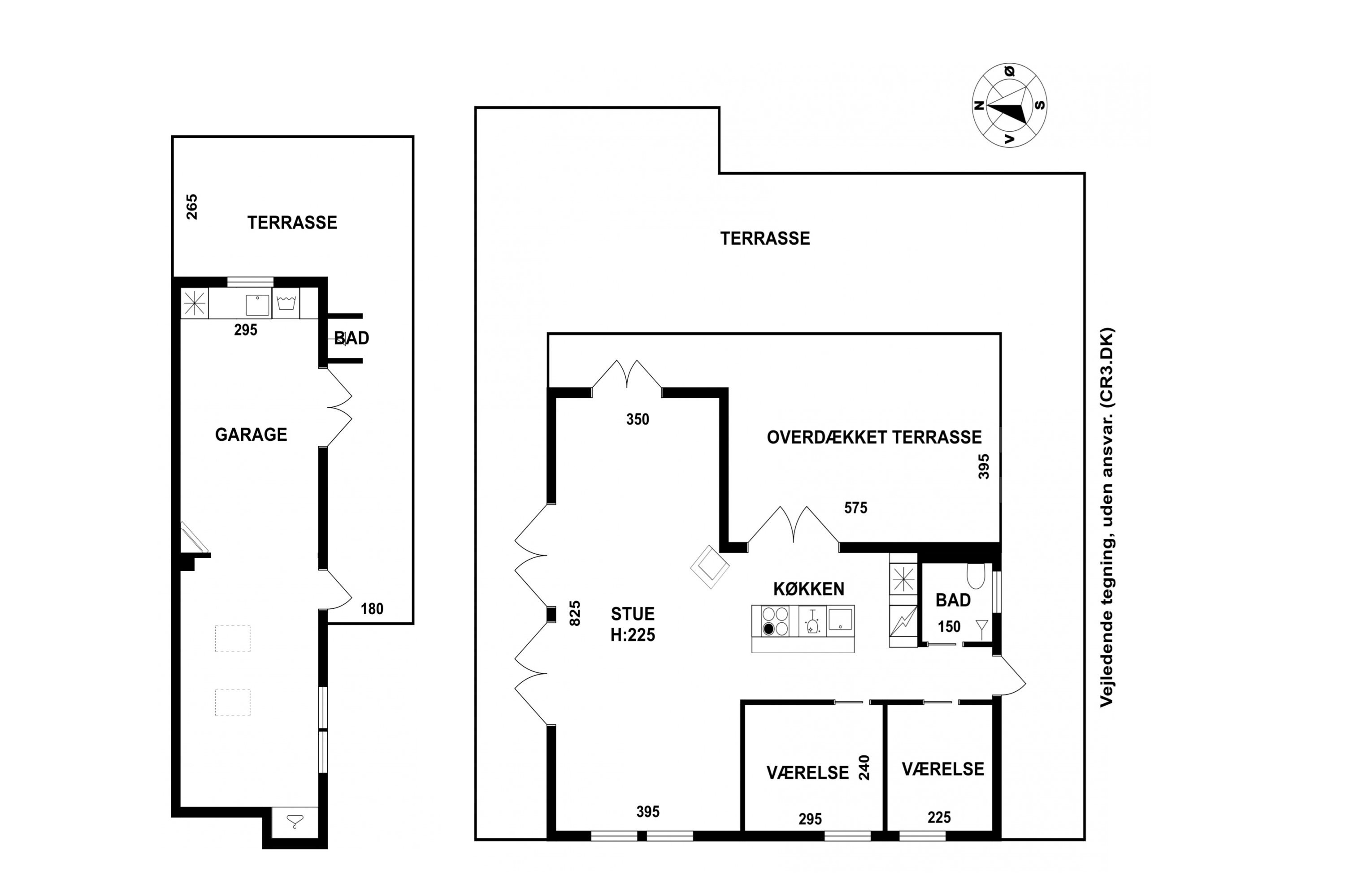 Plantegninger billede af Villingebækvej 81, 3100 Hornbæk
