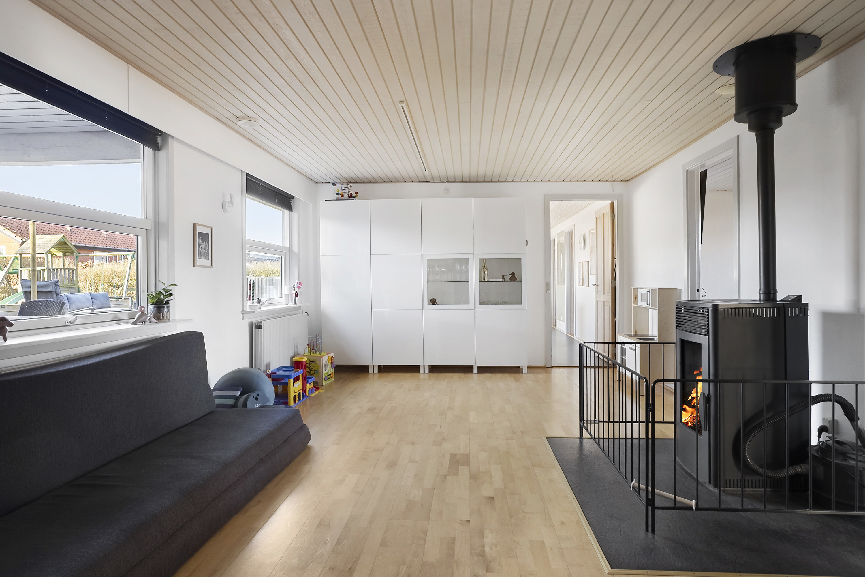 Fremhævet stue billede i fuldskærmstilstand. Billede af Frejsager 9, 6500 Vojens