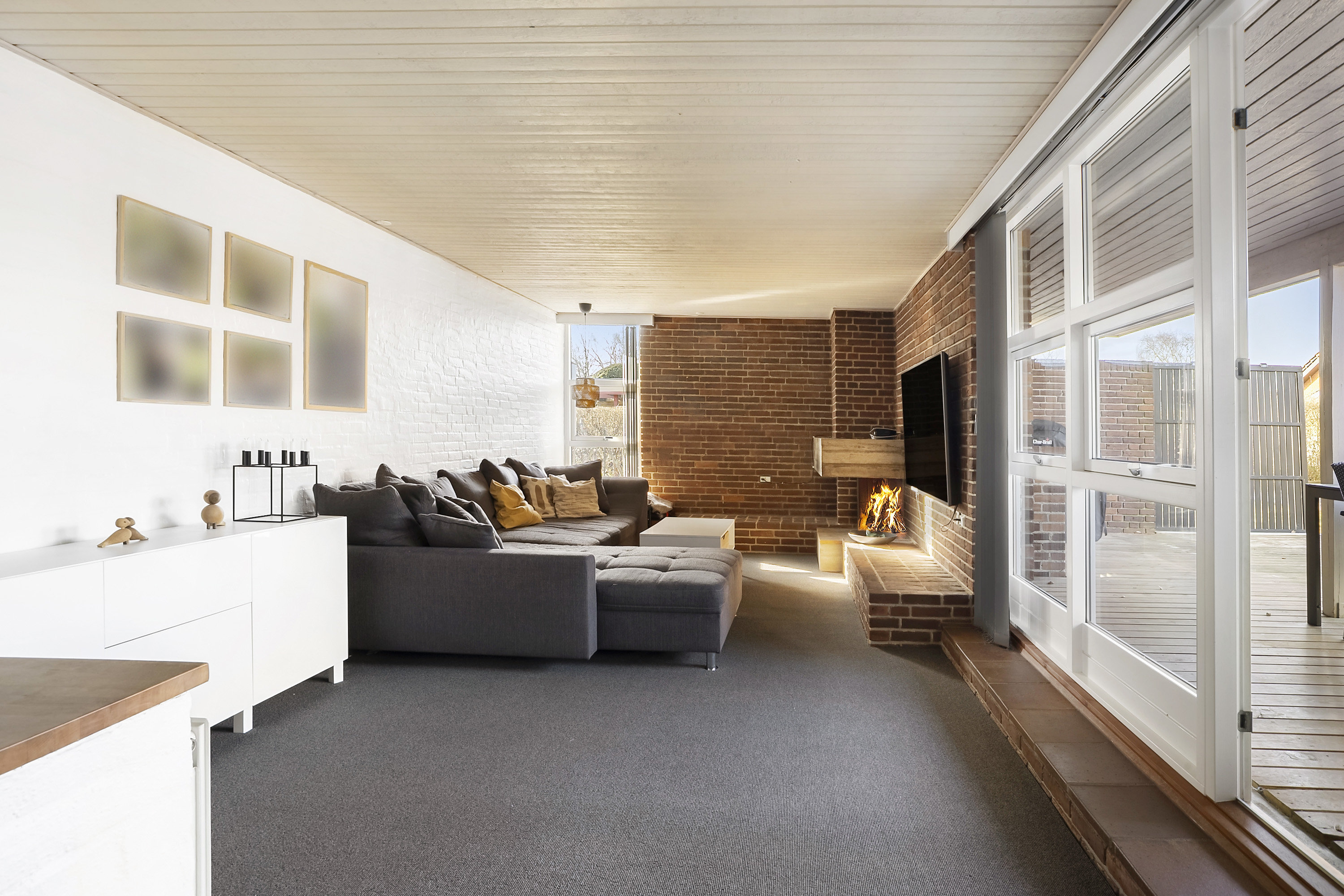 Fremhævet stue billede i fuldskærmstilstand. Billede af Frejsager 9, 6500 Vojens