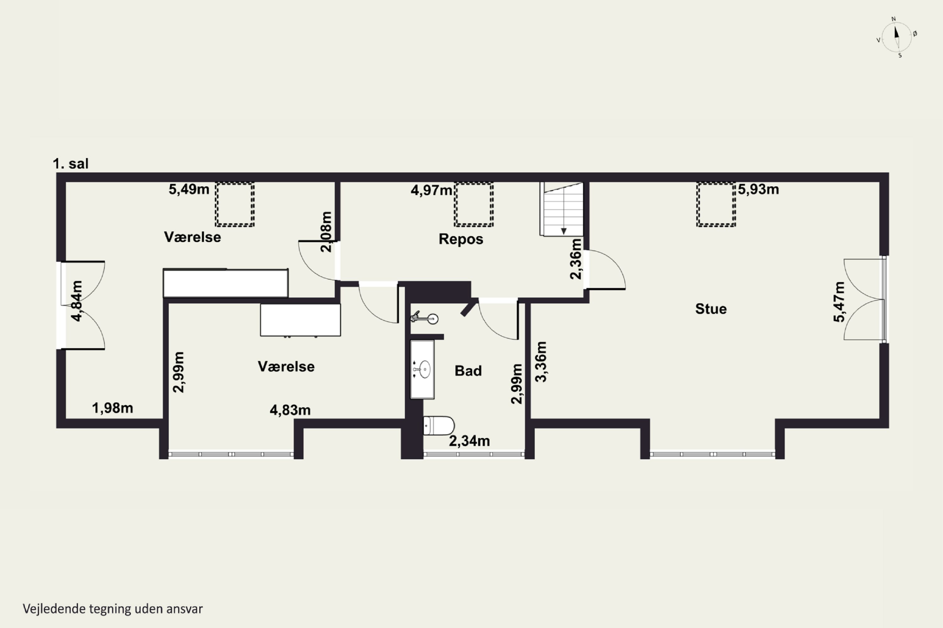 Plantegninger billede af Solbakkevej 12, 5874 Hesselager
