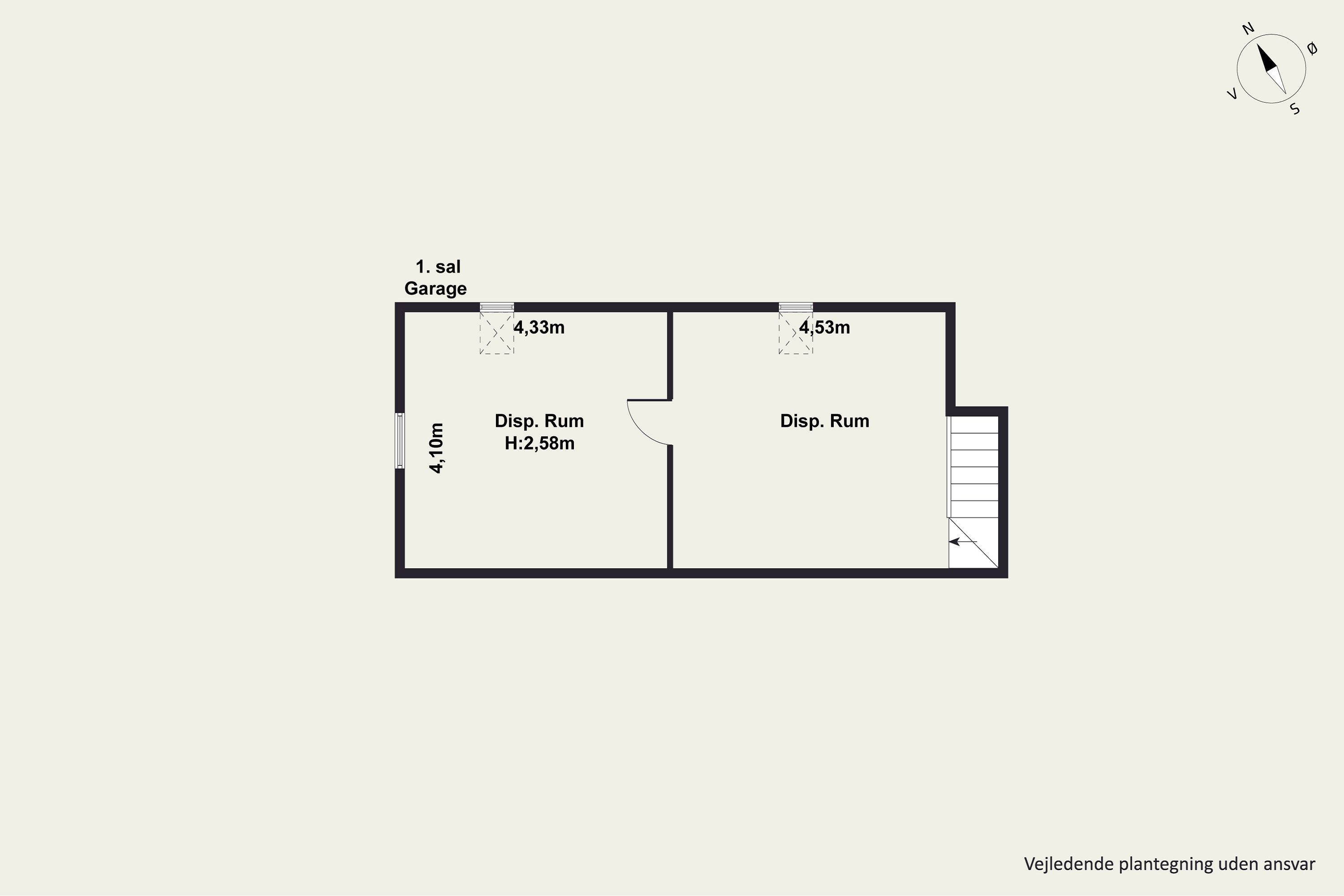 Plantegninger billede af Gammelstrupvej 12, 8831 Løgstrup