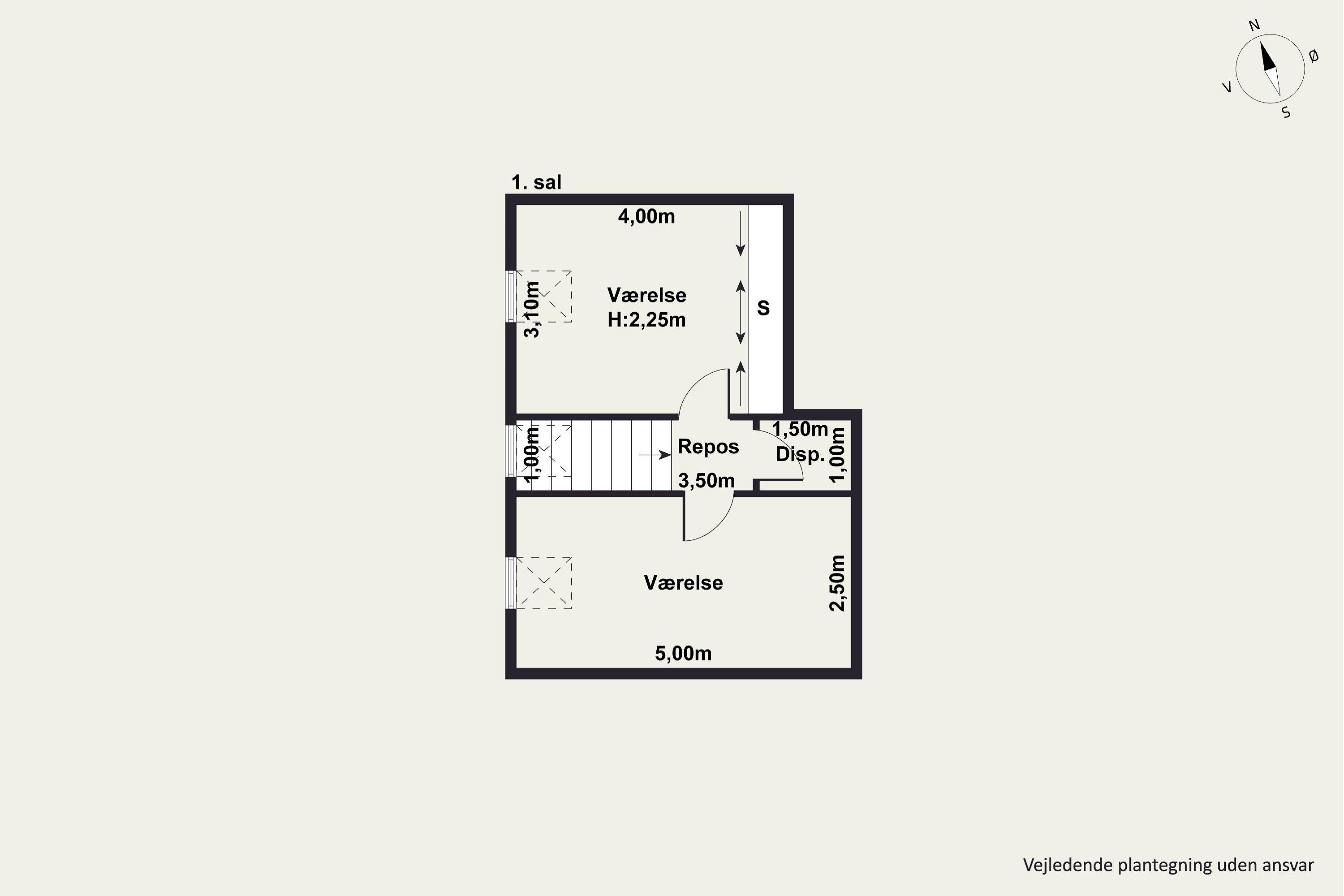 Plantegninger billede af Vestbjerggårdvej 27, 9380 Vestbjerg