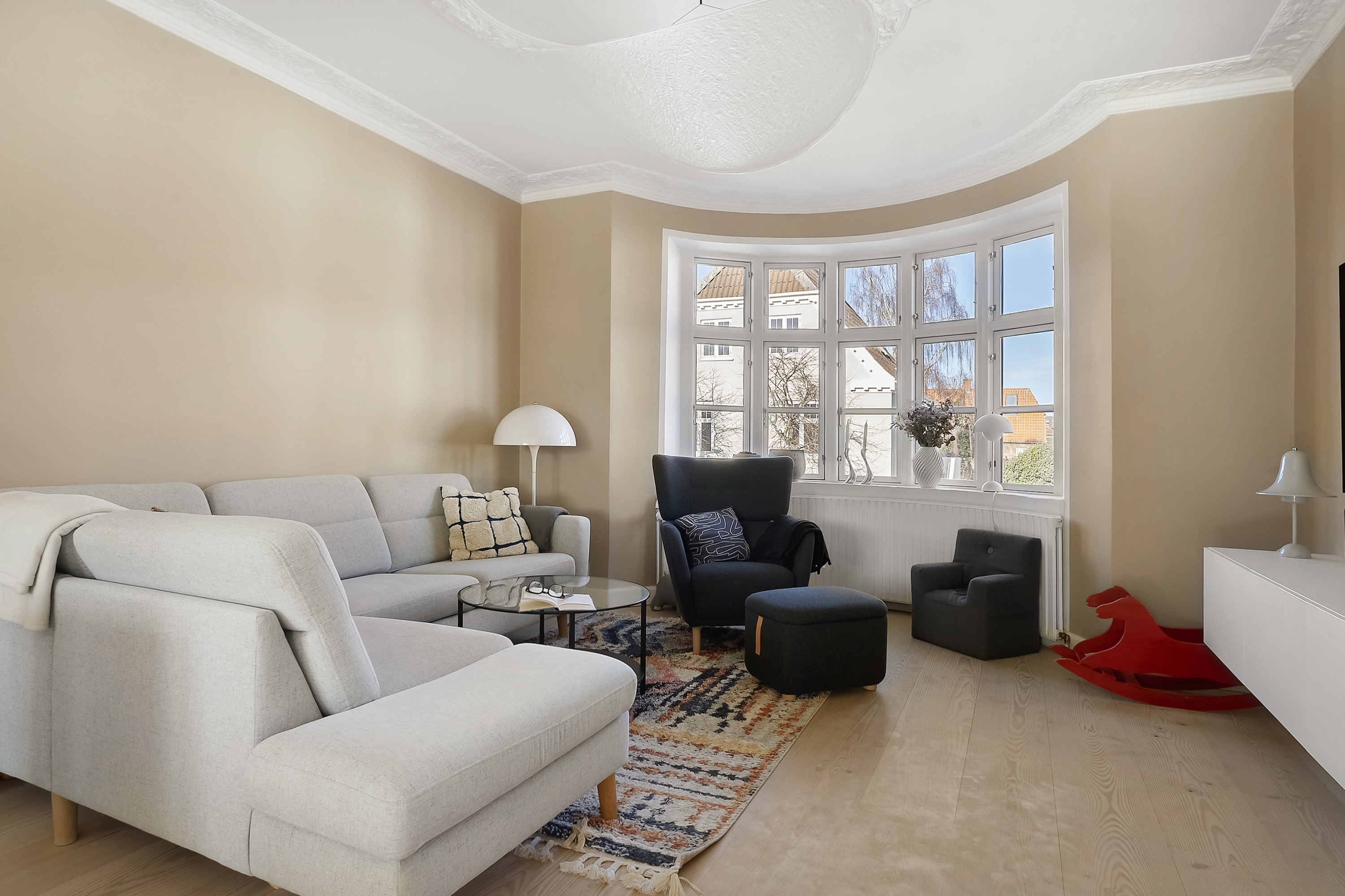 Fremhævet stue billede i fuldskærmstilstand. Billede af Odinsgade 18, 8700 Horsens