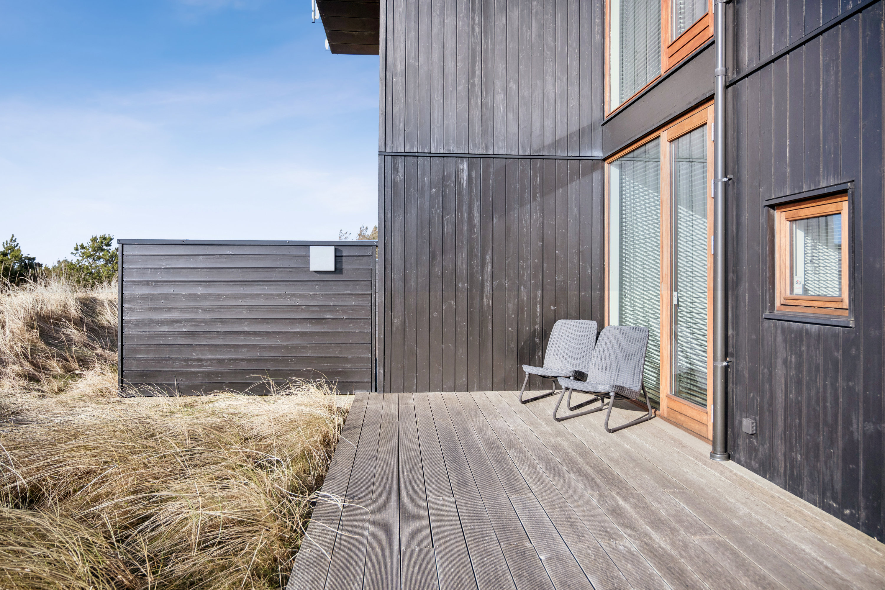 Fremhævet terrasse billede i fuldskærmstilstand. Billede af Strandklit 152, 9990 Skagen