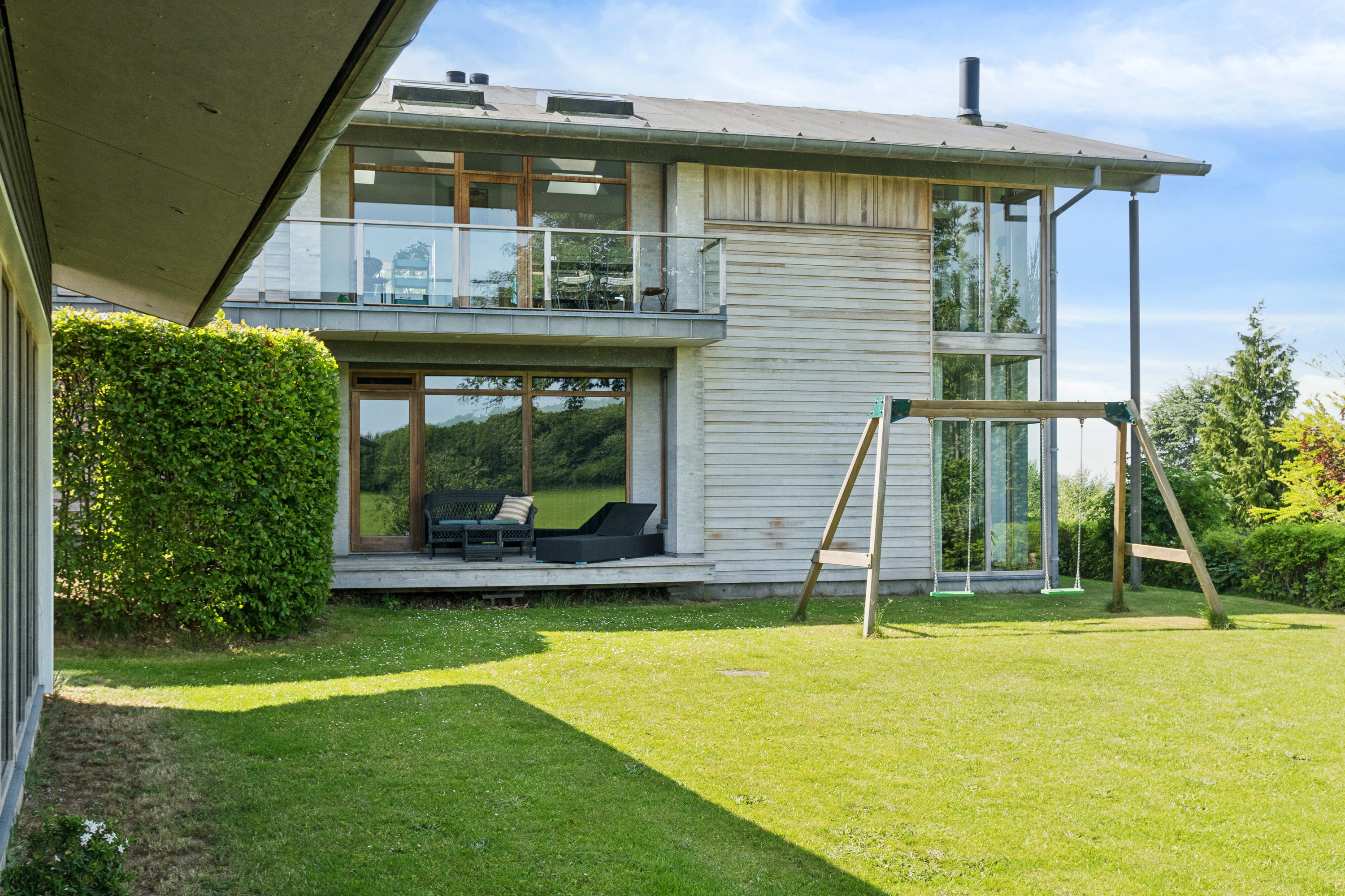 Fremhævet set fra haven billede i fuldskærmstilstand. Billede af Rosevej 15, Ballen, 5762 Vester Skerninge