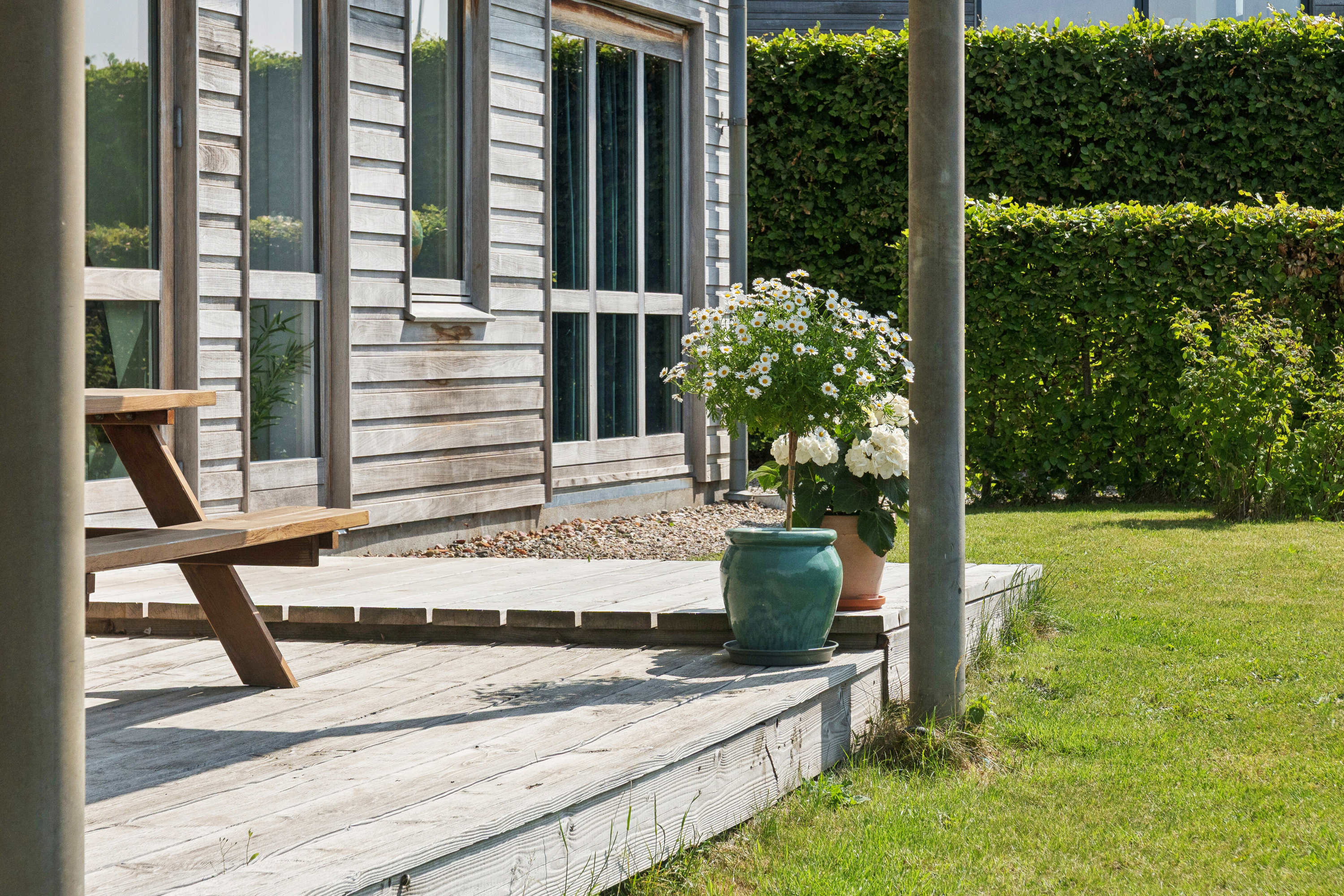 Fremhævet set fra haven billede i fuldskærmstilstand. Billede af Rosevej 15, Ballen, 5762 Vester Skerninge