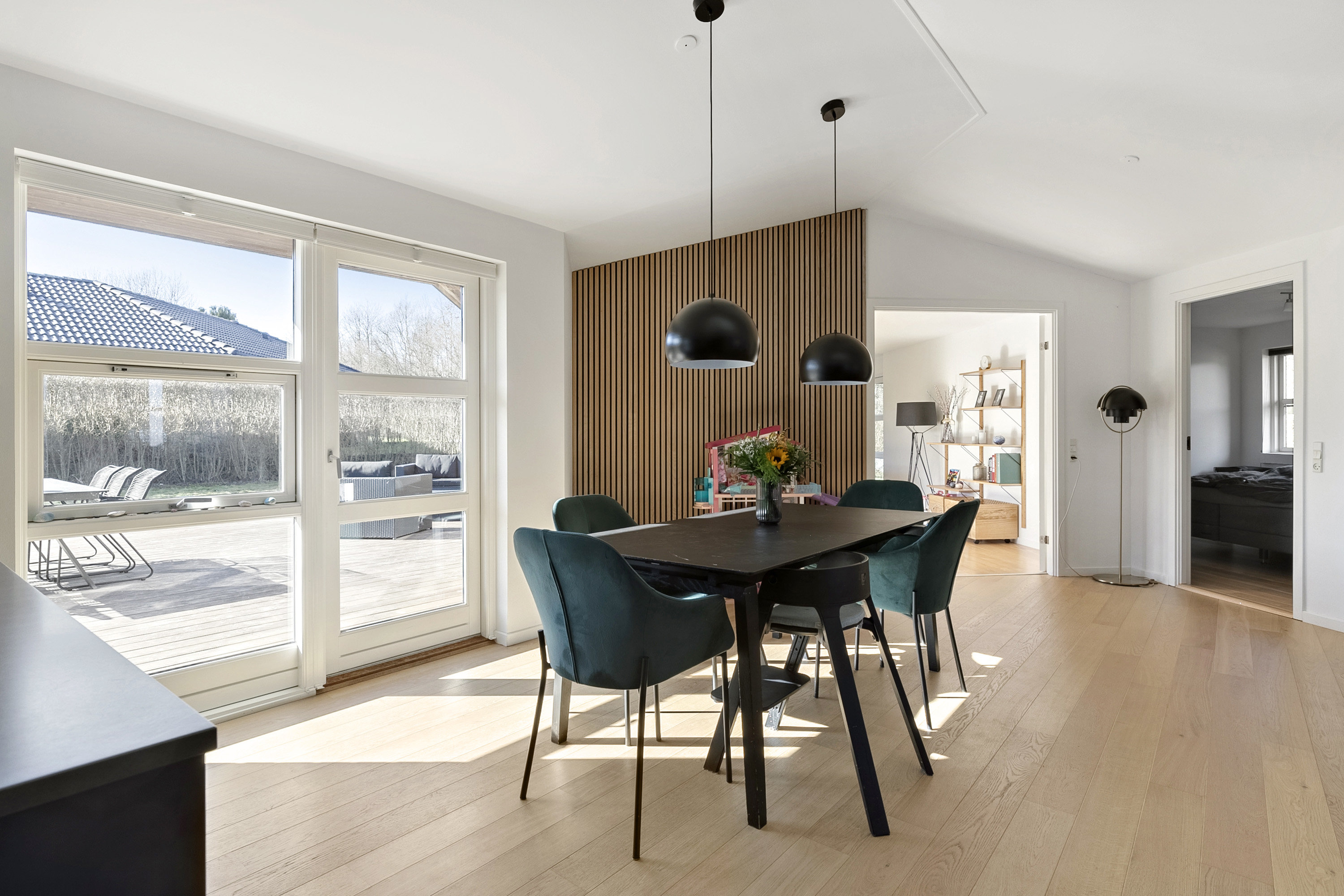 Fremhævet spisekøkken billede i fuldskærmstilstand. Billede af Elgårdsmindelunden 129, 8362 Hørning