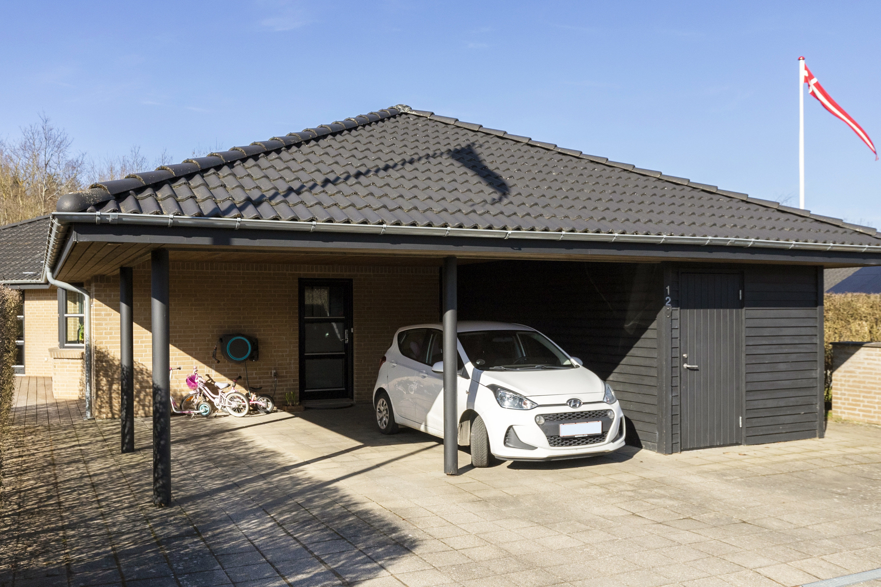 Fremhævet ejendommen billede i fuldskærmstilstand. Billede af Elgårdsmindelunden 129, 8362 Hørning