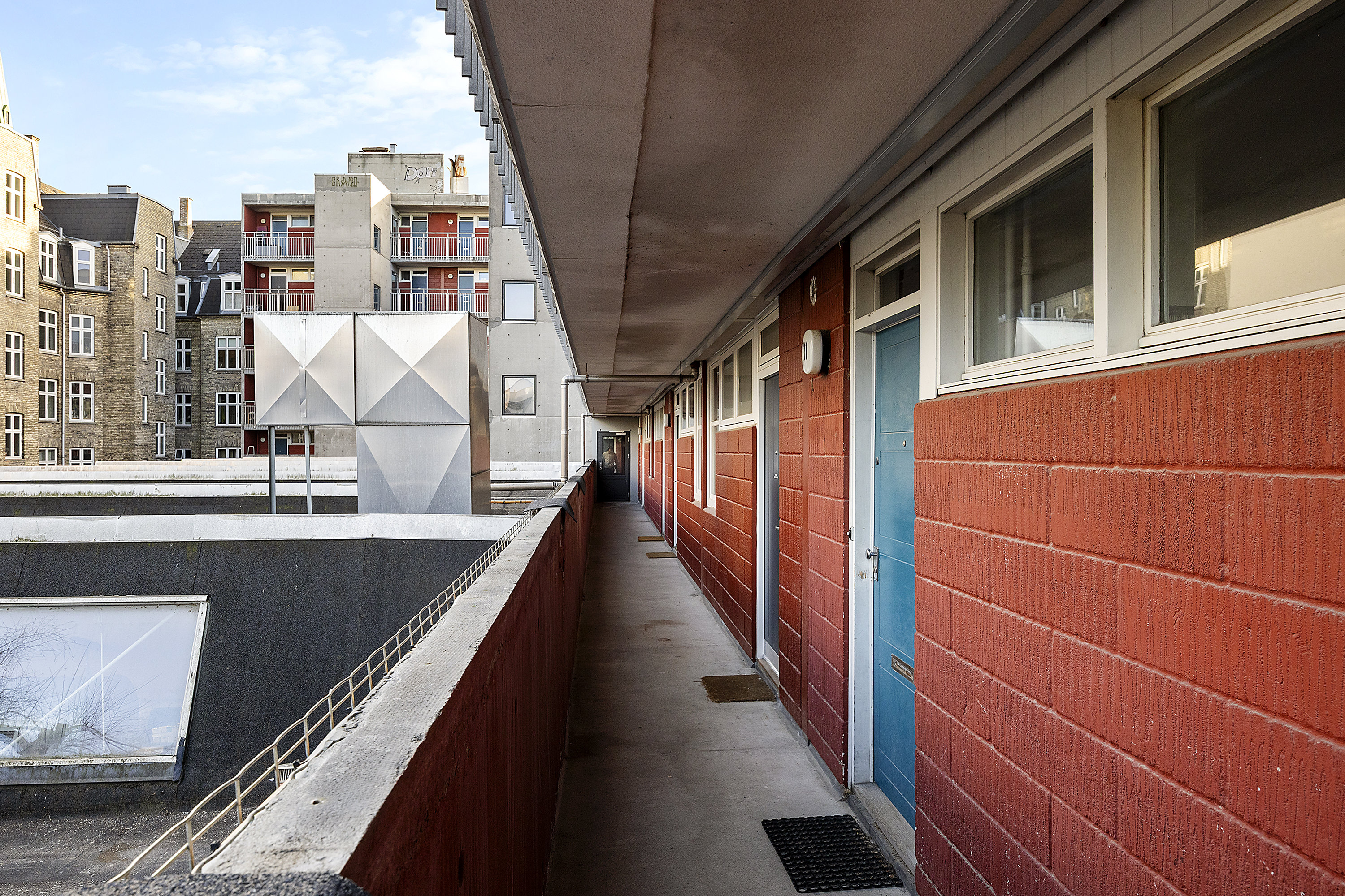 Fremhævet svalegang billede i fuldskærmstilstand. Billede af Matthæusgade 48B, 1. 110., 1666 København V