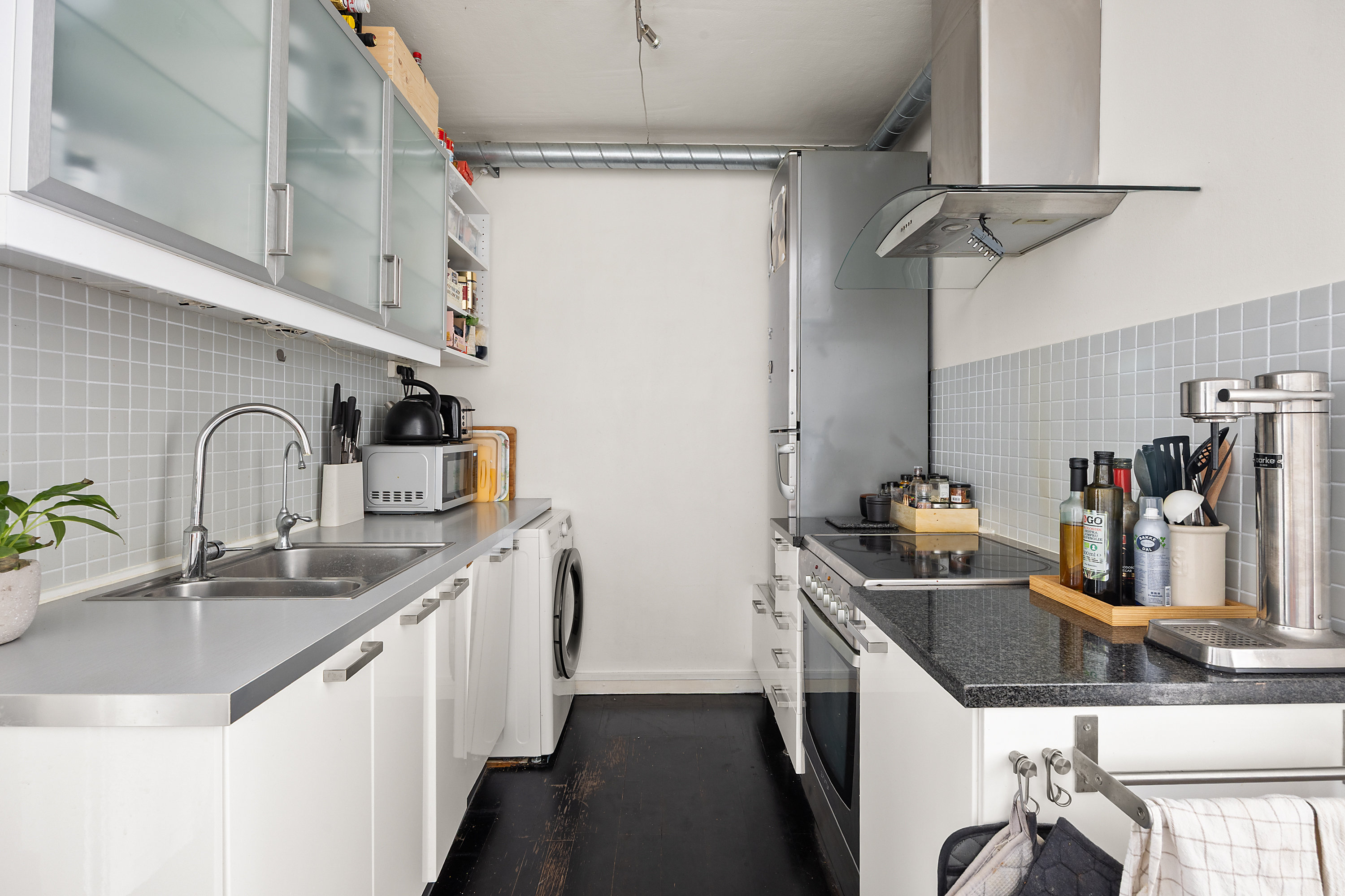 Fremhævet køkken billede i fuldskærmstilstand. Billede af Matthæusgade 48B, 1. 110., 1666 København V