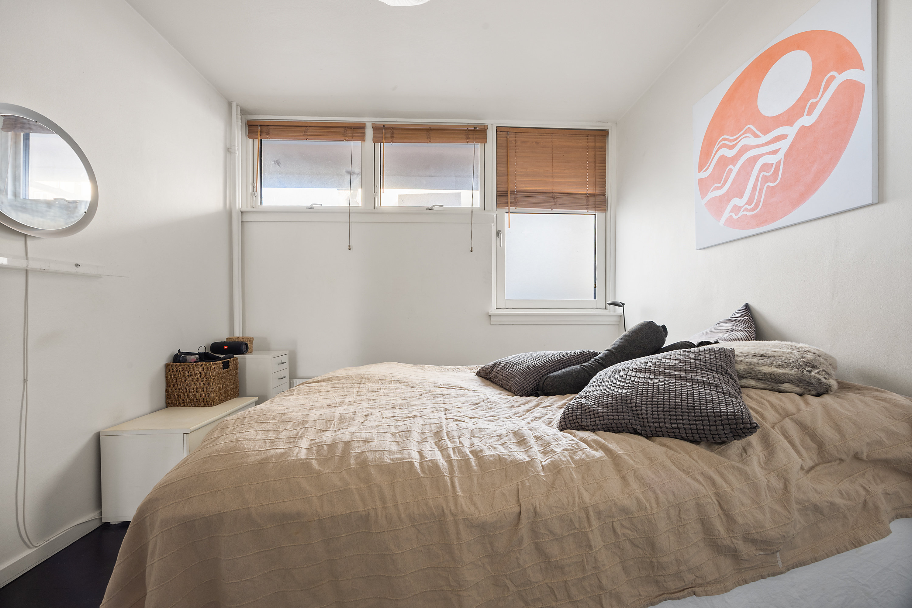 Fremhævet soveværelse billede i fuldskærmstilstand. Billede af Matthæusgade 48B, 1. 110., 1666 København V