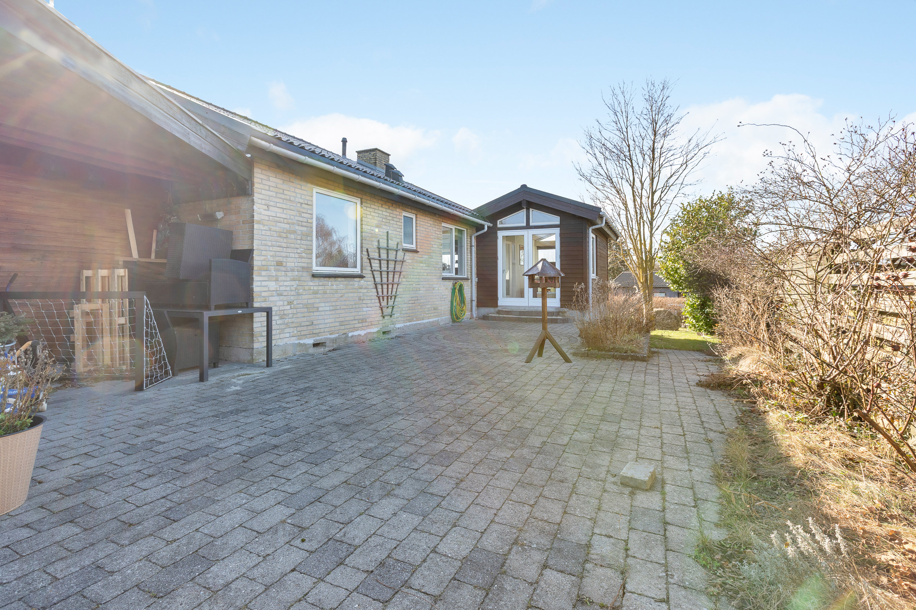 Fremhævet terrasse billede i fuldskærmstilstand. Billede af Søndervej 15B, 2750 Ballerup