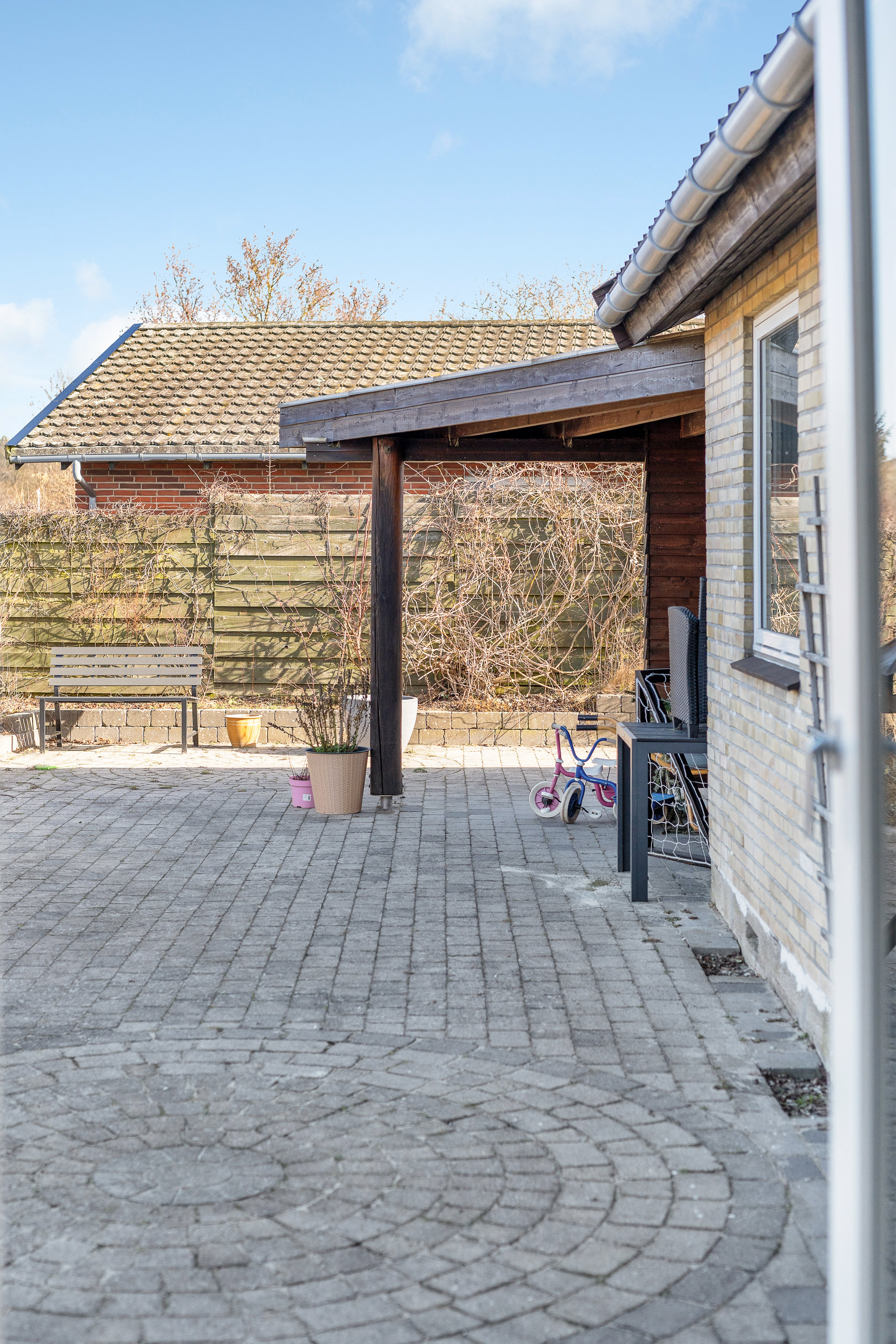 Fremhævet terrasse billede i fuldskærmstilstand. Billede af Søndervej 15B, 2750 Ballerup