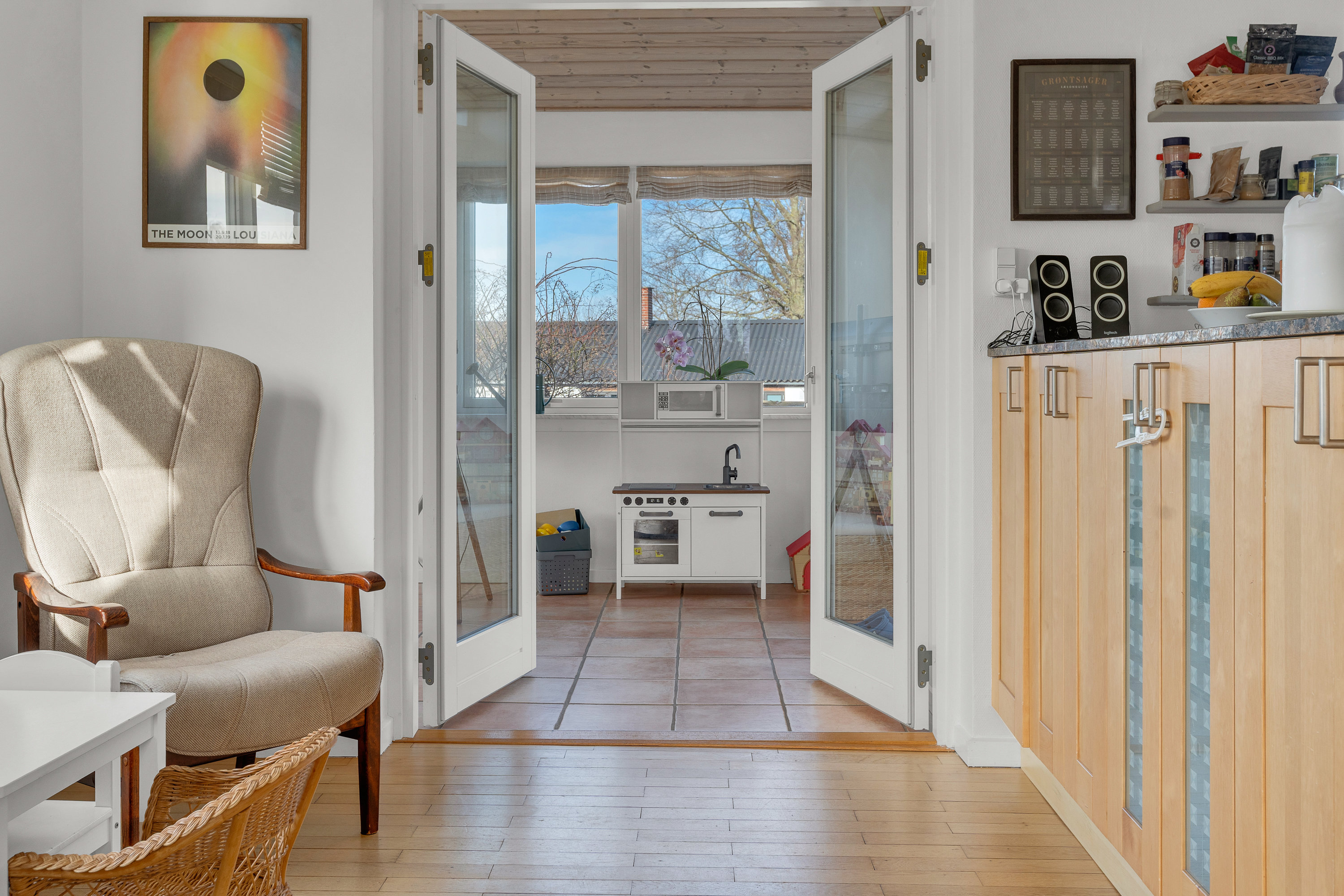 Fremhævet gang billede i fuldskærmstilstand. Billede af Søndervej 15B, 2750 Ballerup