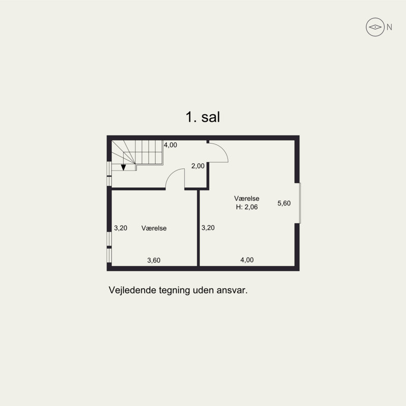 Plantegninger billede af Odinsgade 18, 8700 Horsens