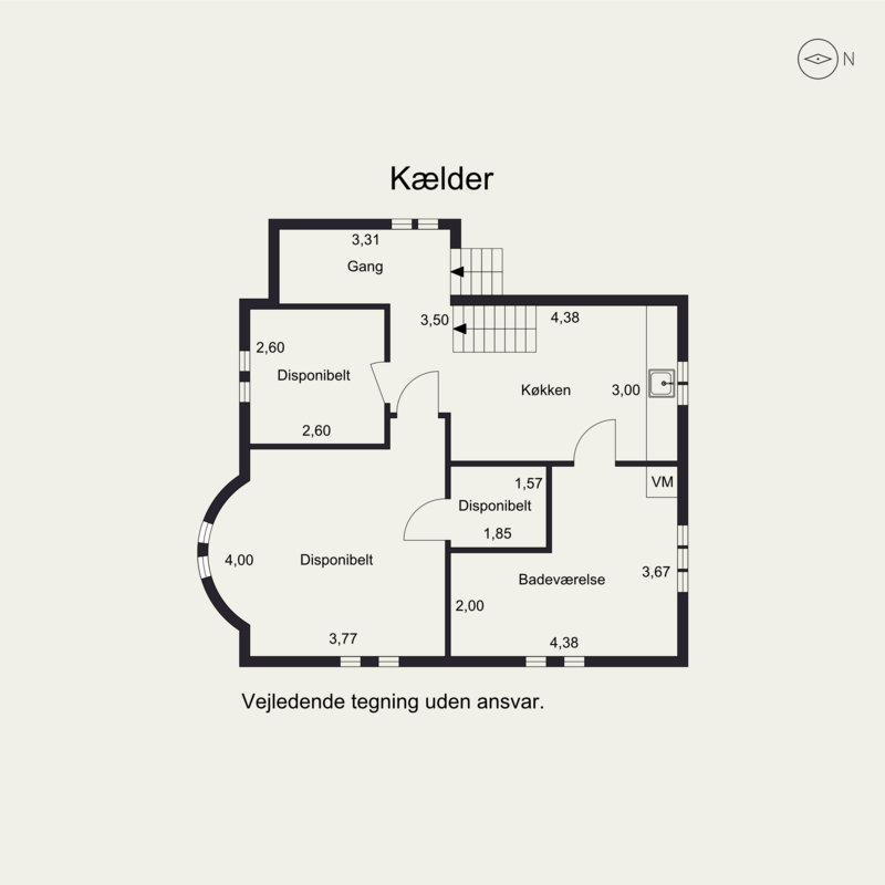 Plantegninger billede af Odinsgade 18, 8700 Horsens