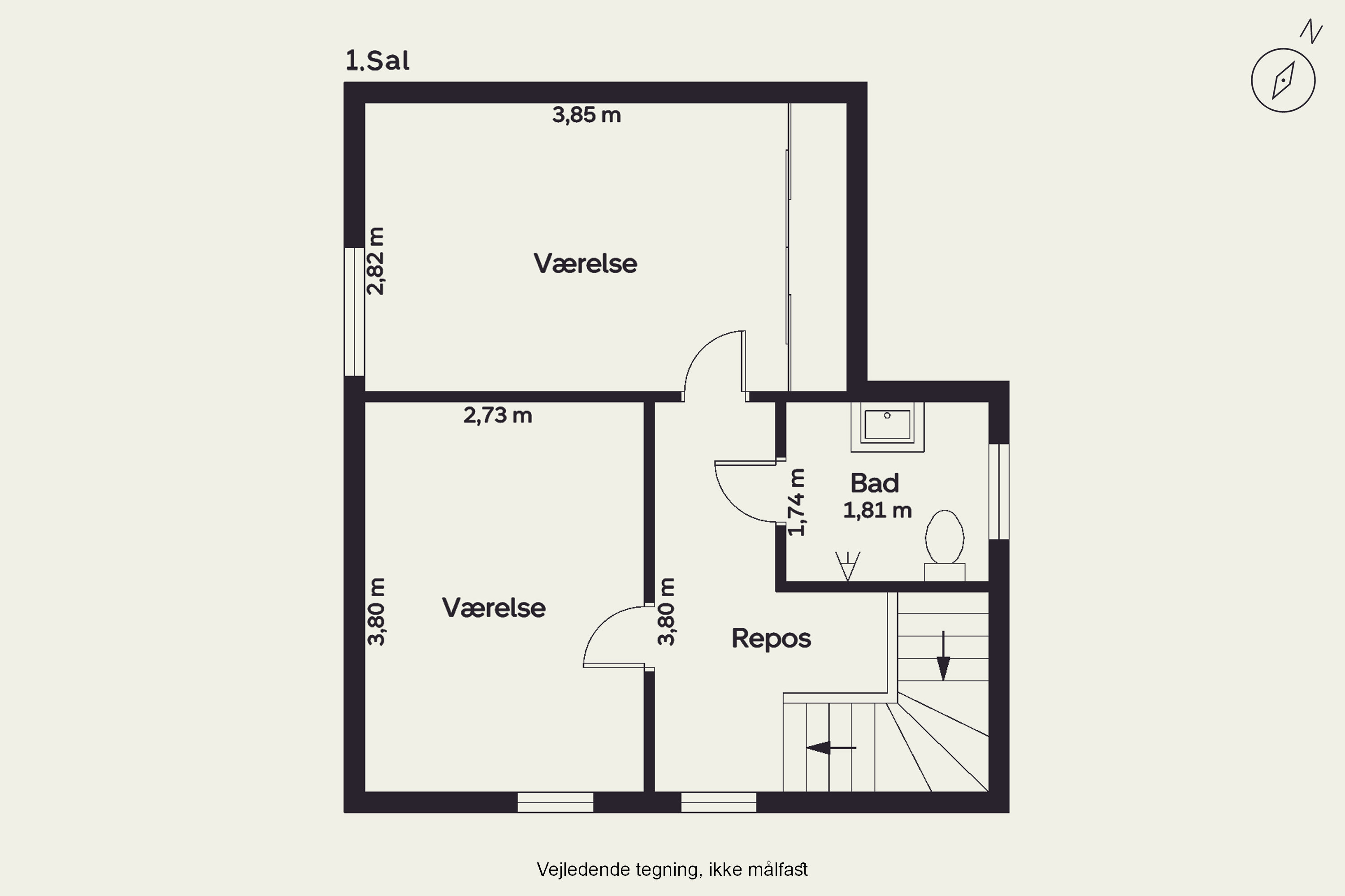 Plantegninger billede af Vestbirk Alle 71, 2770 Kastrup