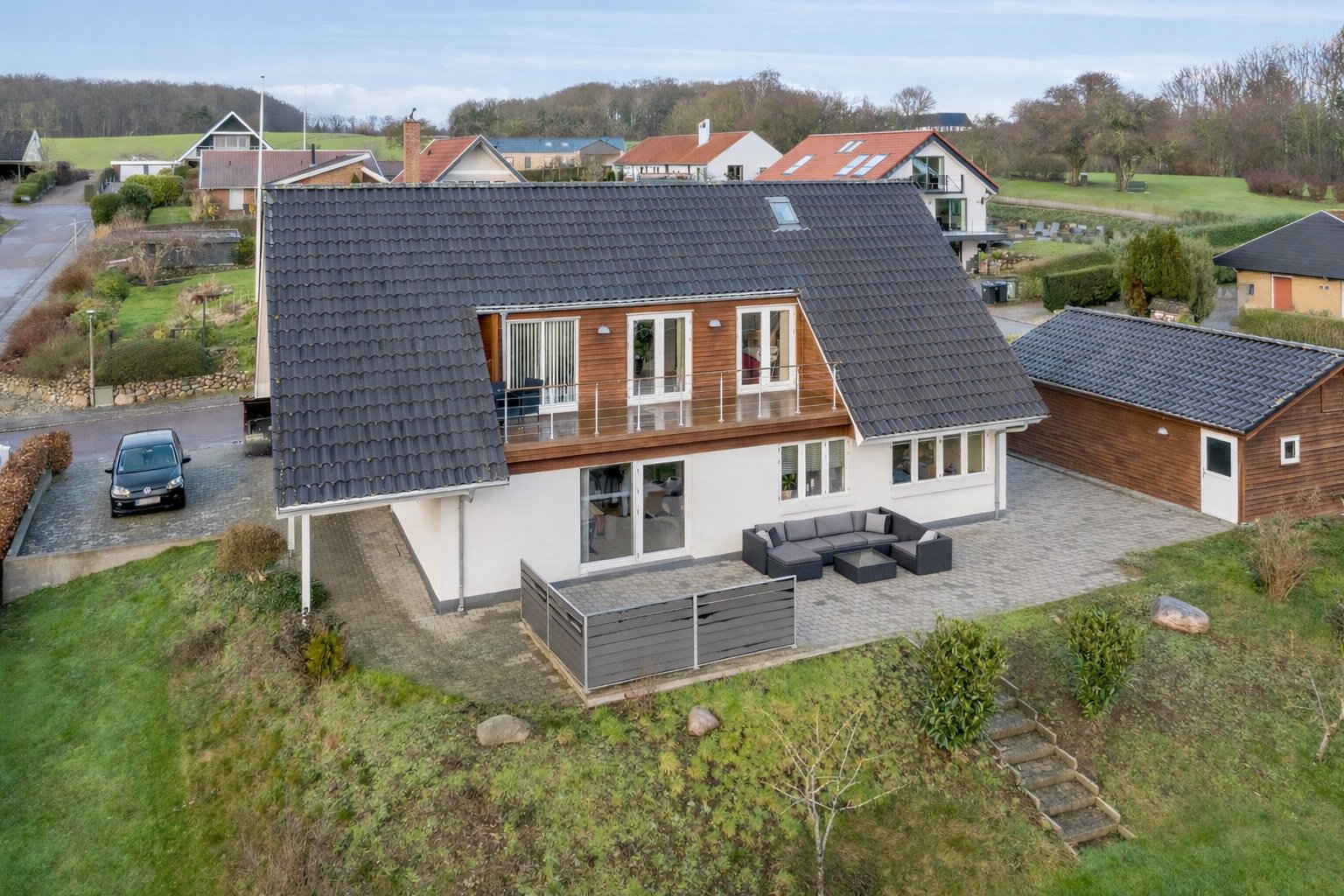 Fremhævet facade billede i fuldskærmstilstand. Billede af Strandgårdsparken 176, 5600 Faaborg