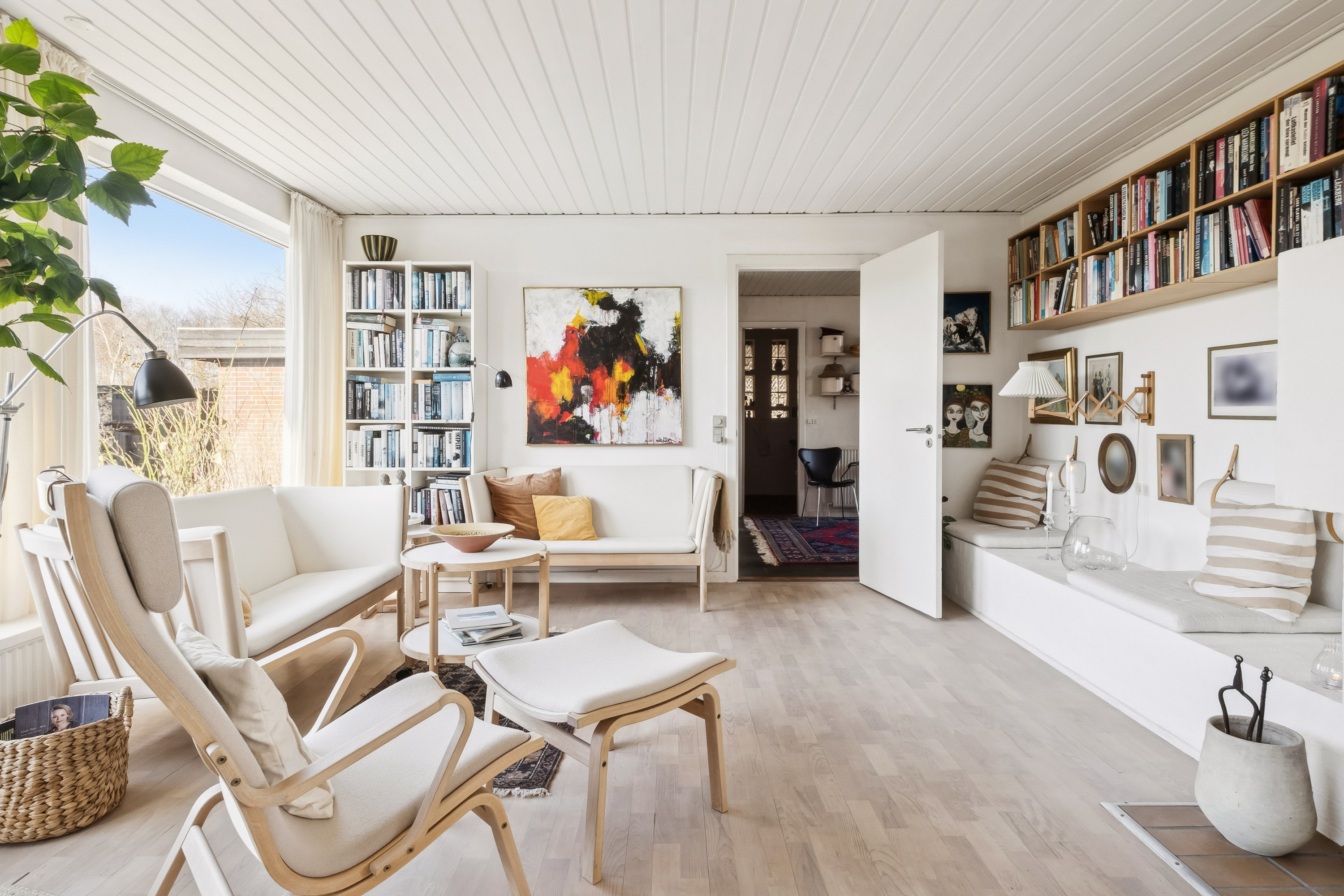 Fremhævet stue billede i fuldskærmstilstand. Billede af Lyngbjergvej 47, Faarup, 7900 Nykøbing M