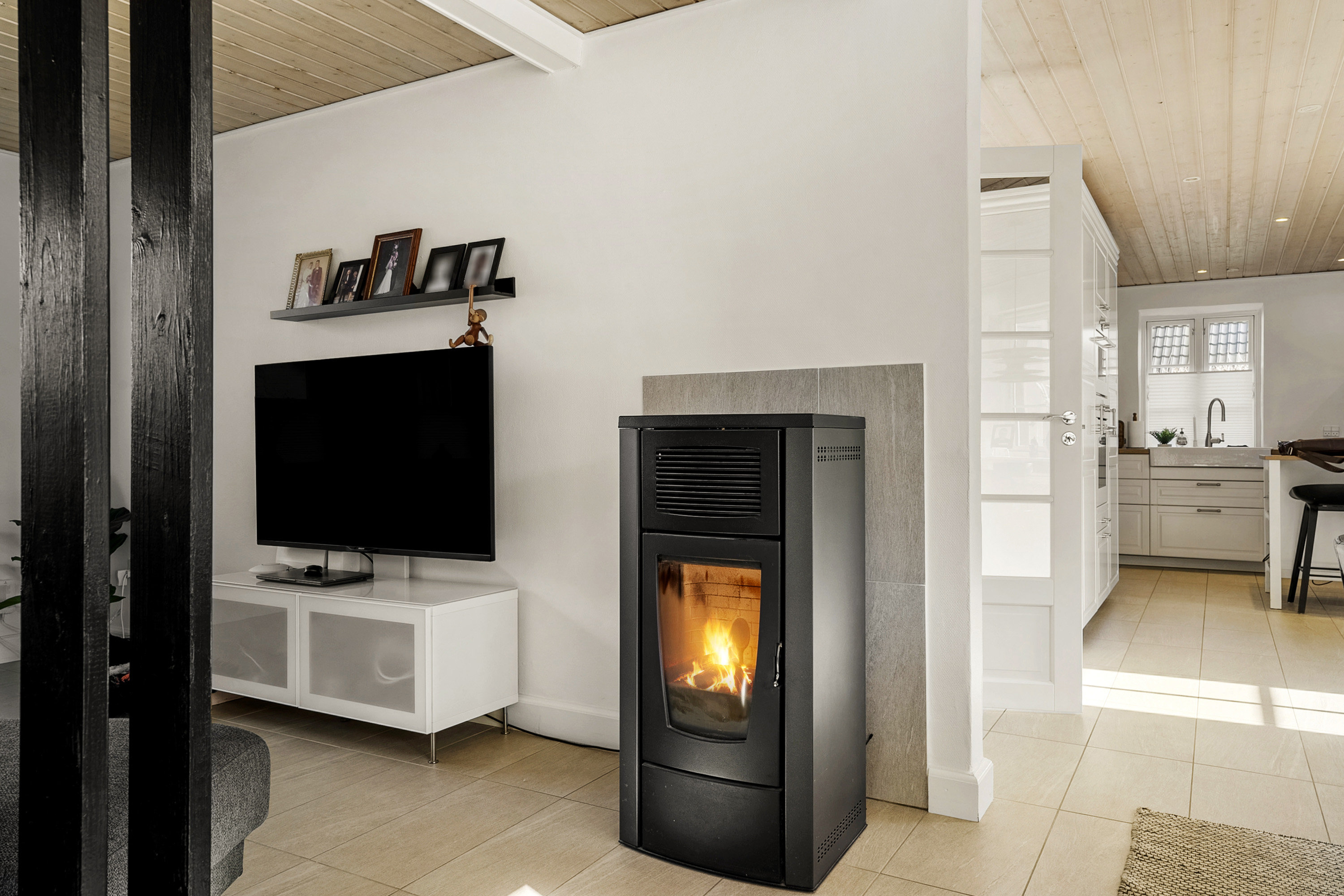 Fremhævet stue billede i fuldskærmstilstand. Billede af Blindgade 5, Tvingstrup, 8700 Horsens