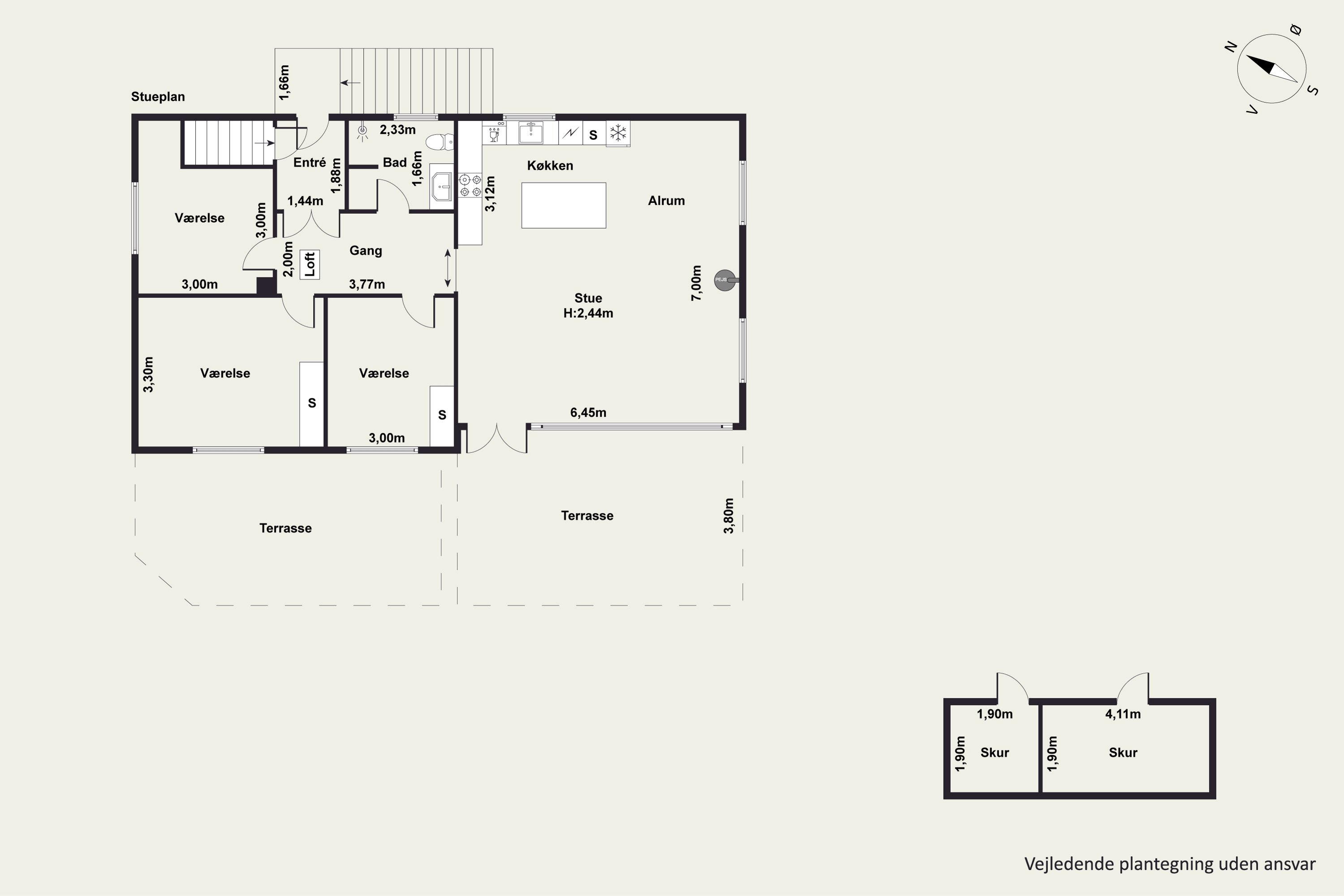 Plantegninger billede af Hinbjerg 39, 2690 Karlslunde