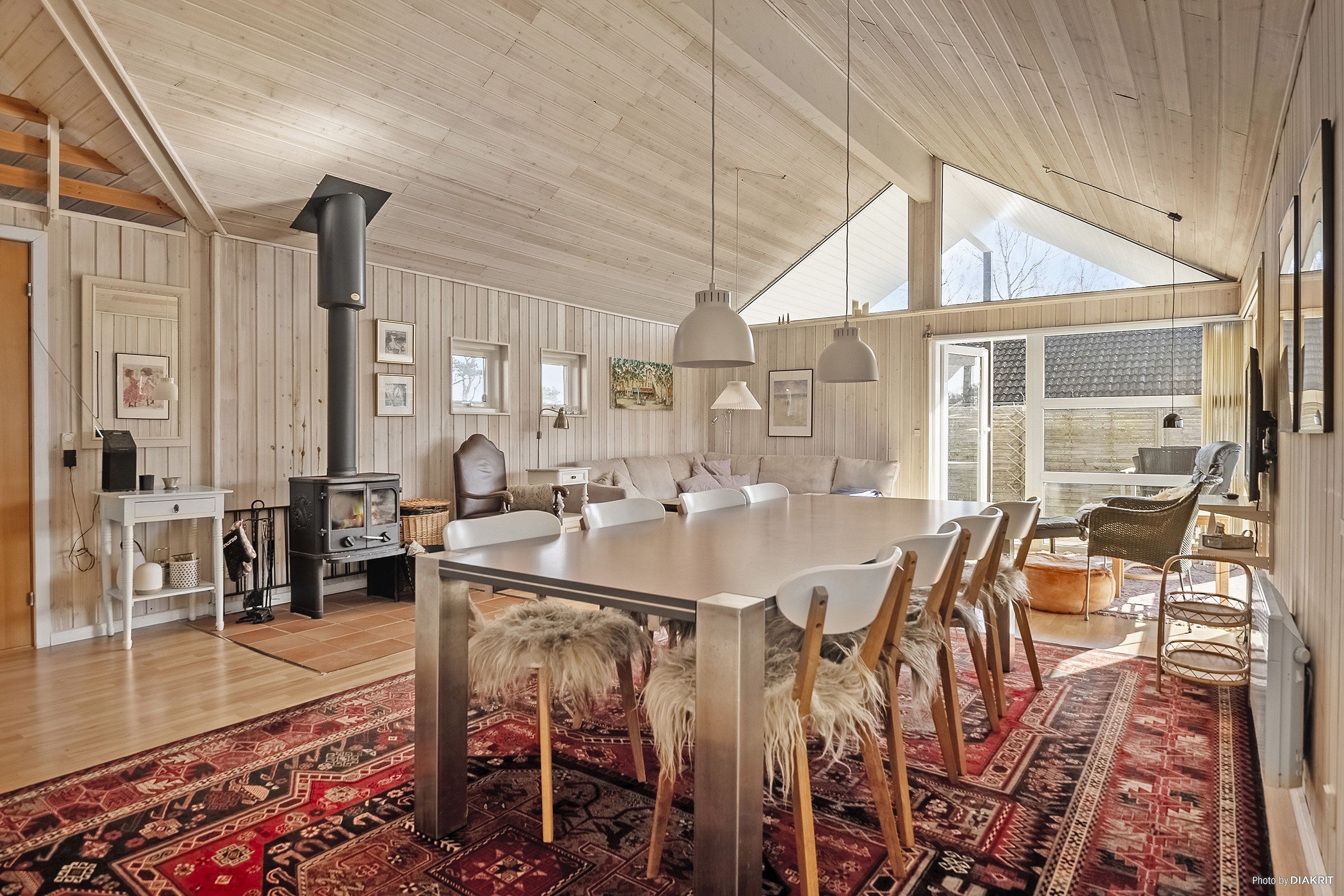 Fremhævet spisestue billede i fuldskærmstilstand. Billede af Agervej 9, Dyngby Strand, 8300 Odder