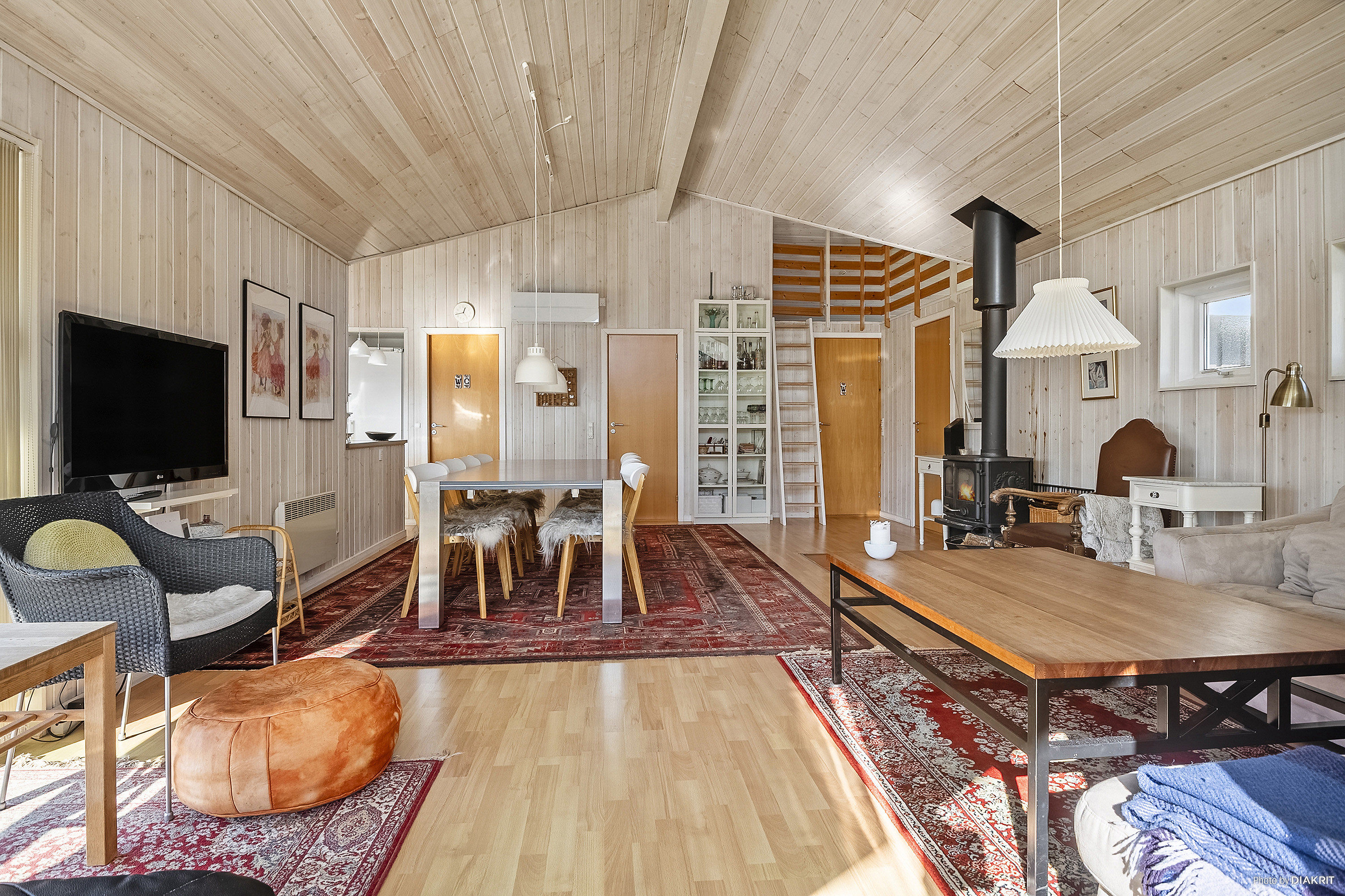 Fremhævet stue billede i fuldskærmstilstand. Billede af Agervej 9, Dyngby Strand, 8300 Odder