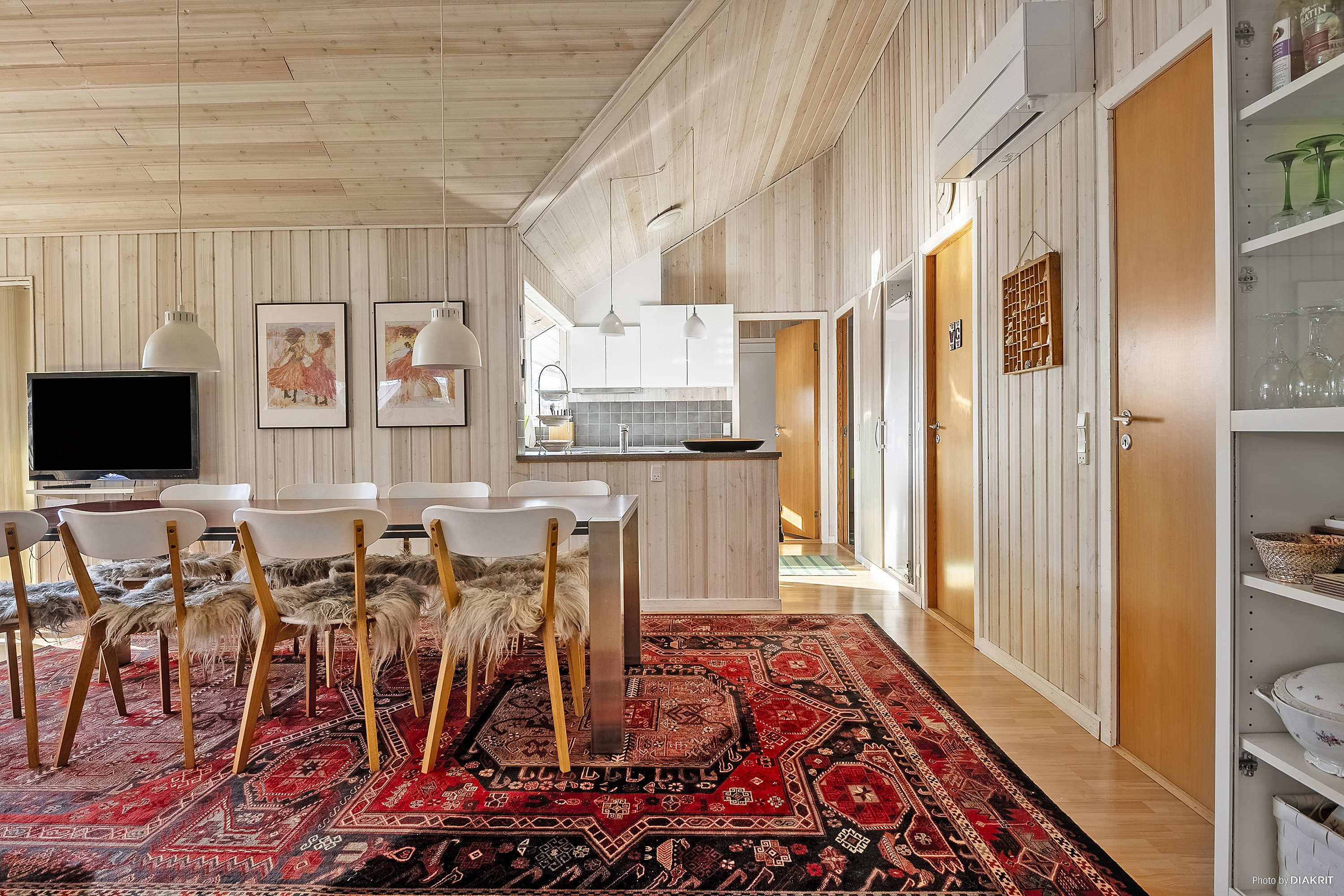 Fremhævet spisestue billede i fuldskærmstilstand. Billede af Agervej 9, Dyngby Strand, 8300 Odder