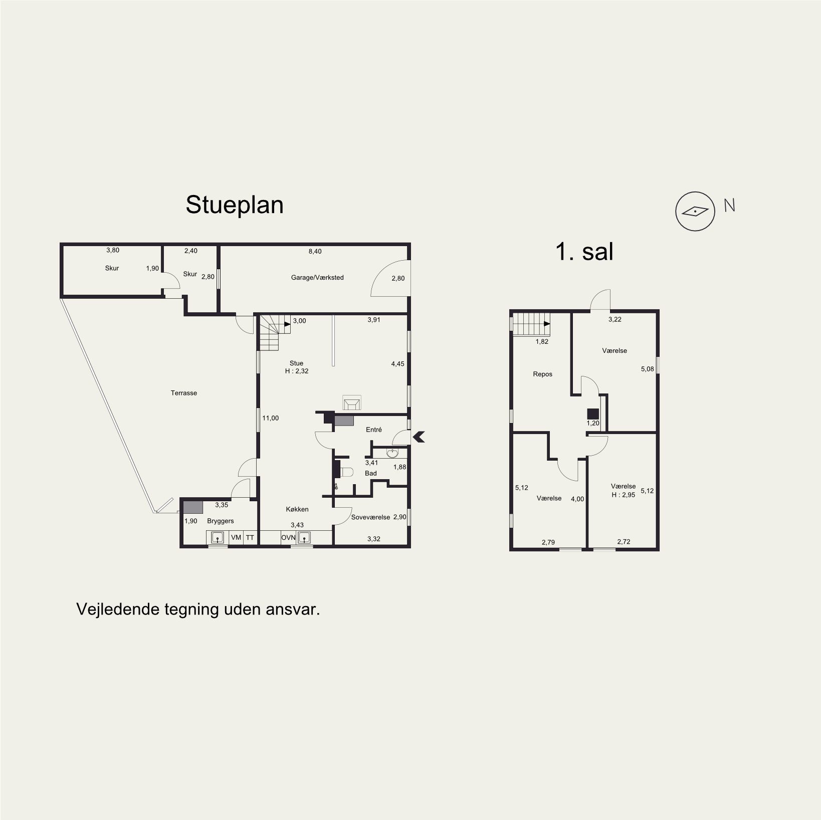 Plantegninger billede af Blindgade 5, Tvingstrup, 8700 Horsens